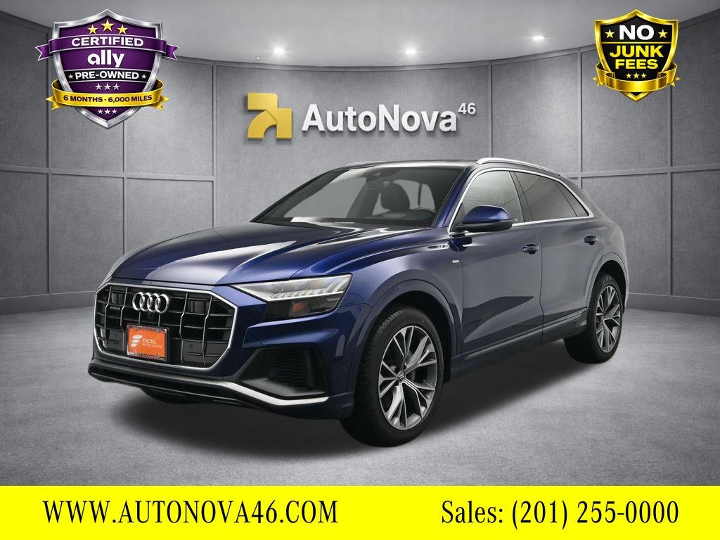 Blue Metallic 2020 Audi Q8 quattro Prestige 55 TFSI SUV / Crossover All-Wheel Drive 8-Speed Automatic
