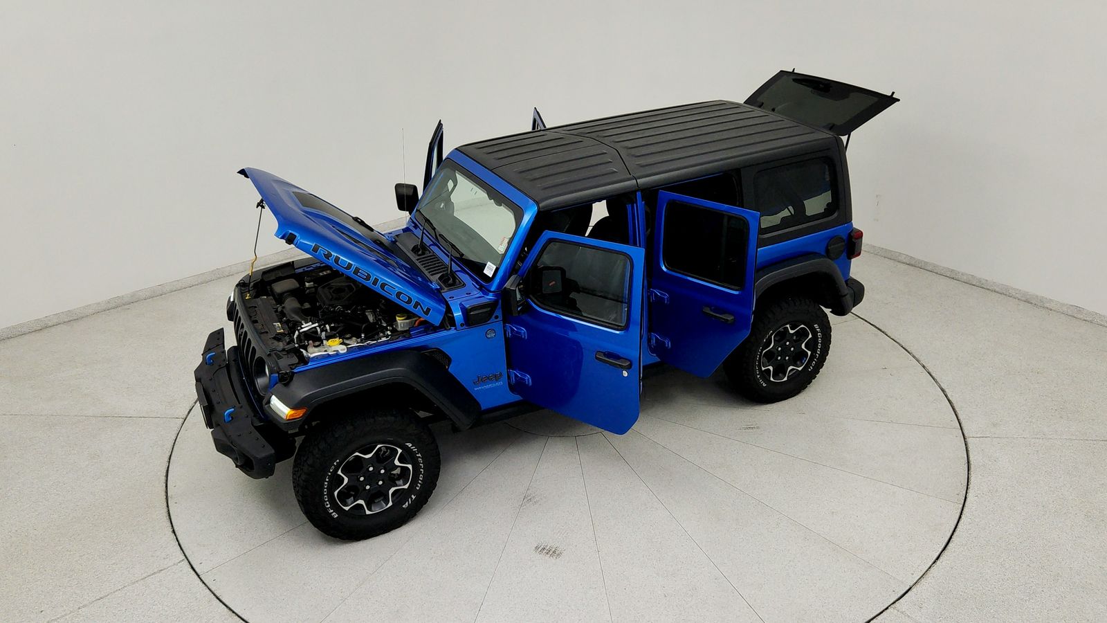 Used 2022 Blue Jeep Unlimited Rubicon 4xe image 22