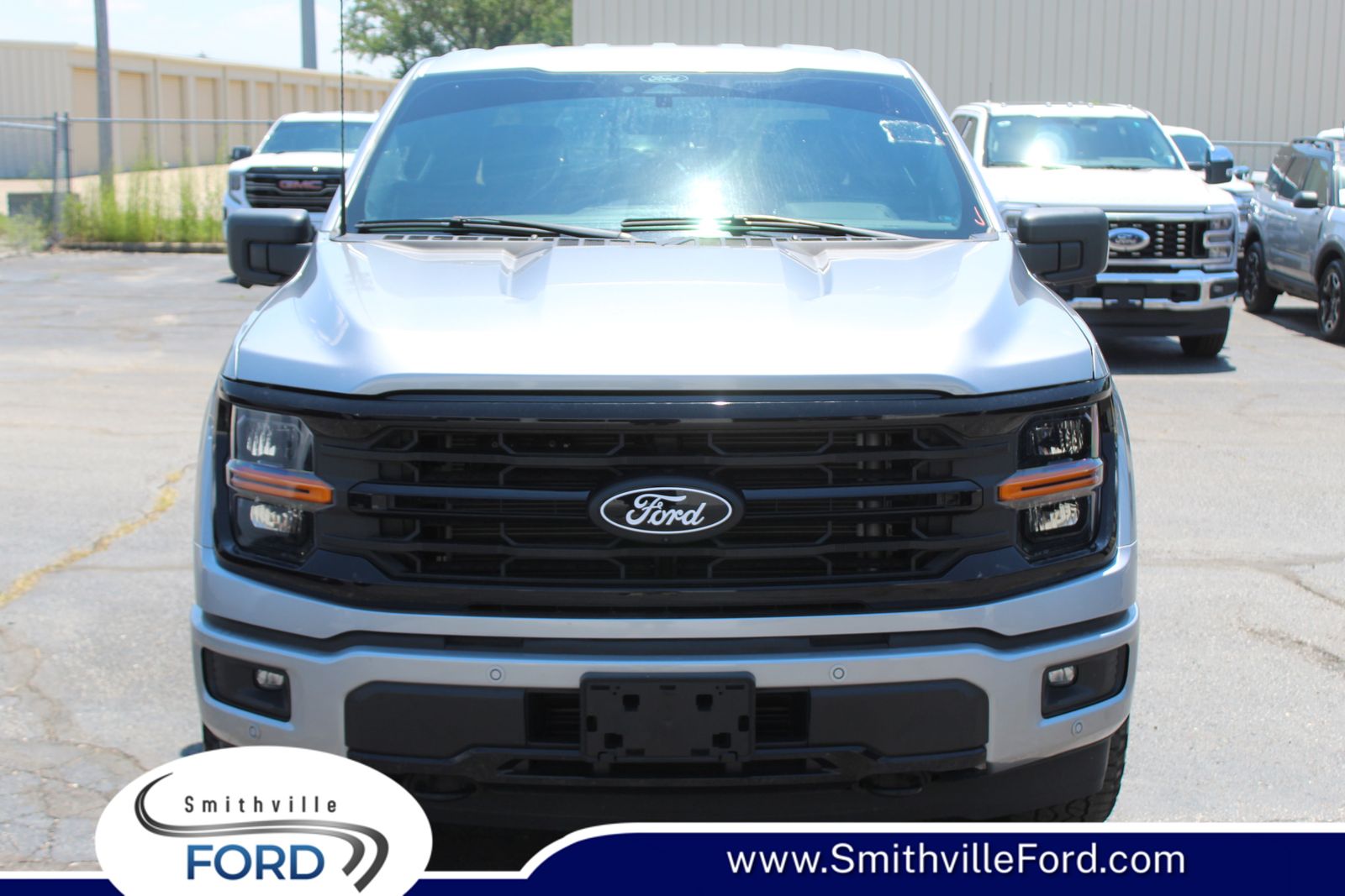 Iconic Silver Metallic 2024 Ford F-150 Pickup Truck Four-Wheel Drive Automatic