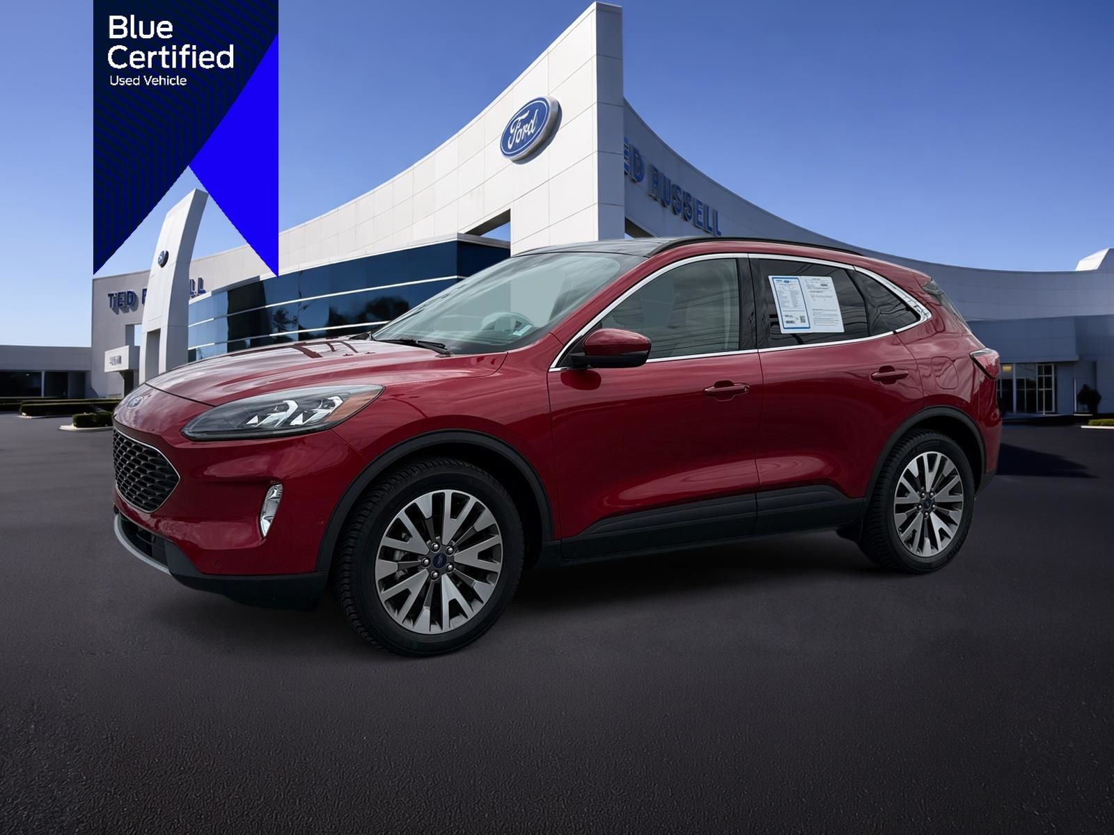 Red Metallic 2020 Ford Escape SUV / Crossover All-Wheel Drive 8-Speed Automatic