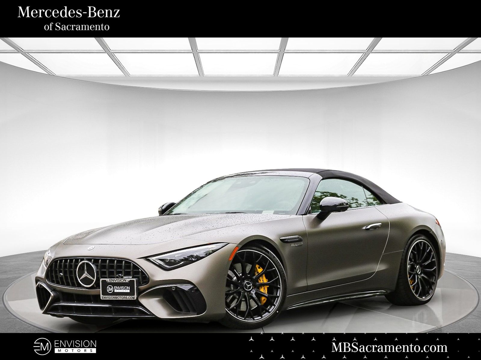 MANUFAKTUR Monza Gray Magno 2022 Mercedes-Benz SL-Class SL 55 AMG 4MATIC Convertible All-Wheel Drive 9-Speed Automatic