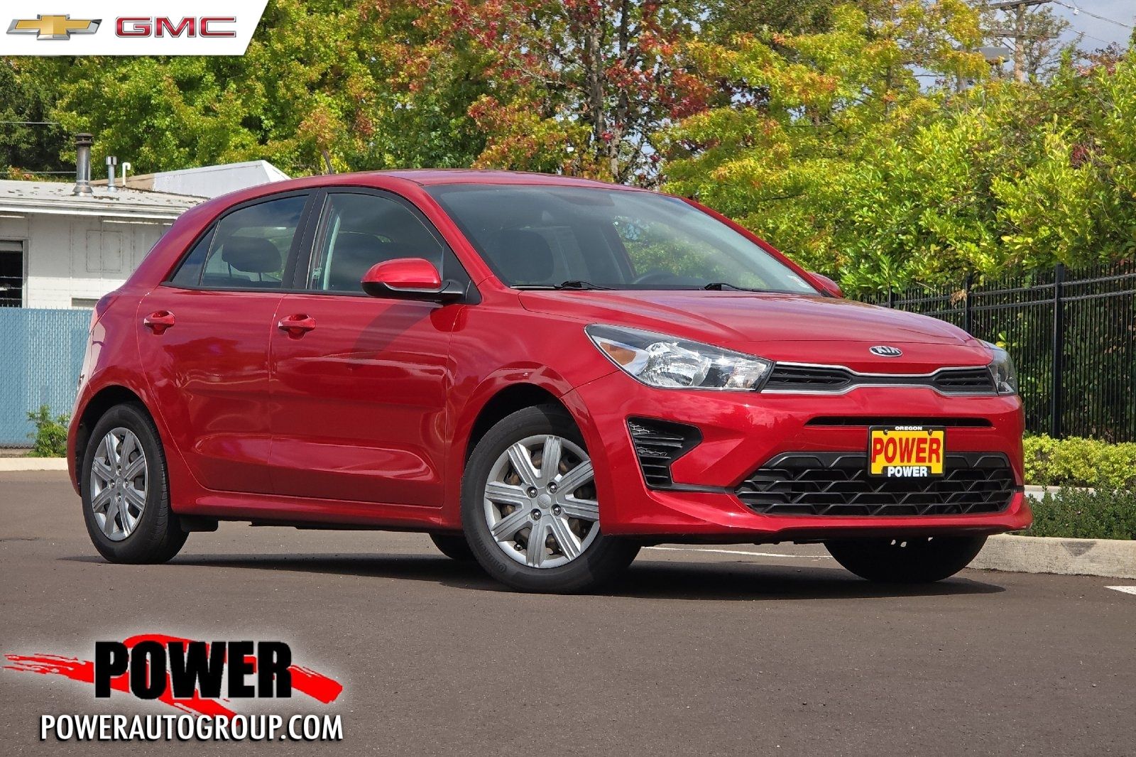Currant Red 2021 Kia Rio5 Hatchback  Continuously Variable Transmission