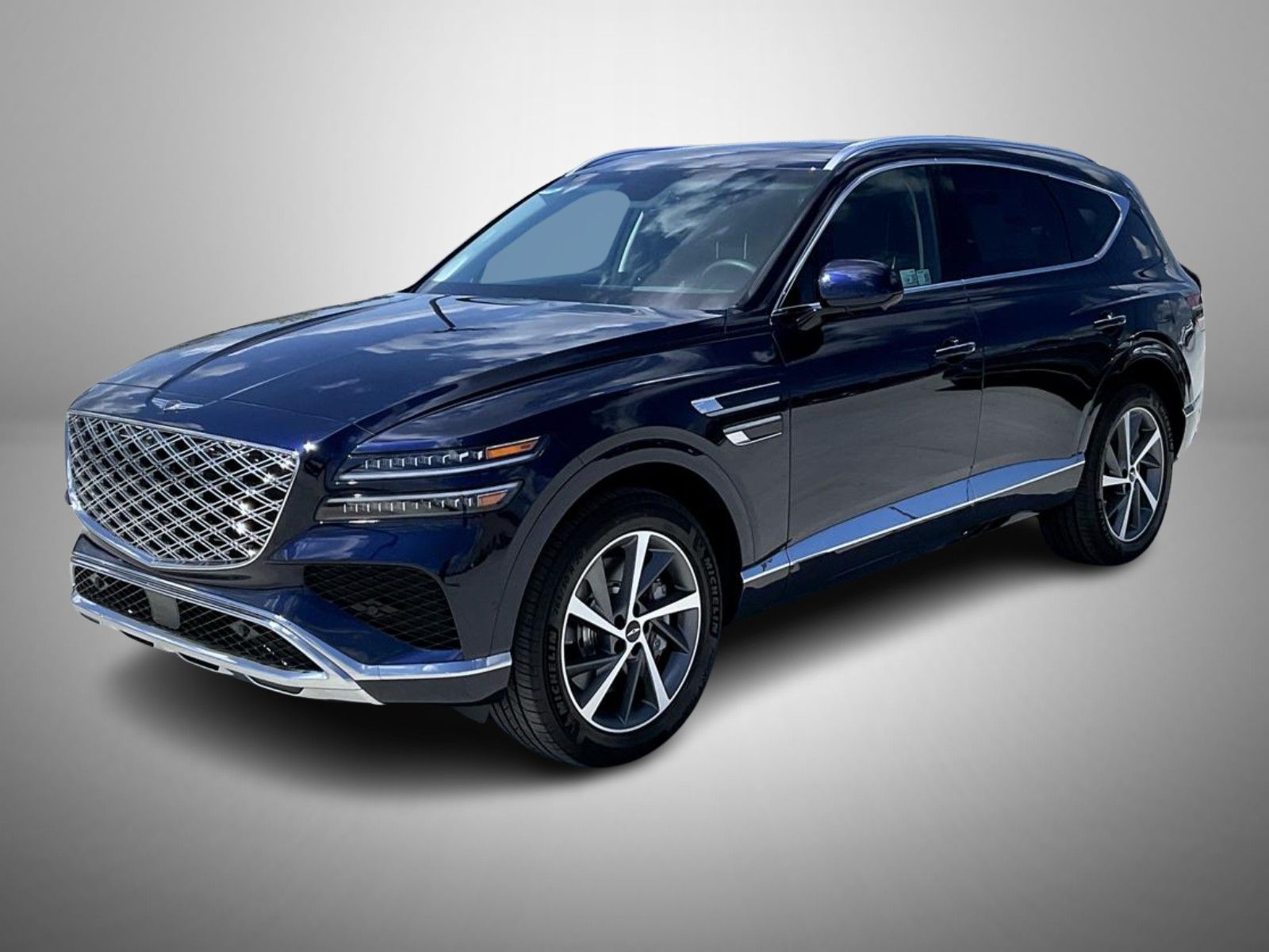Capri Blue 2025 Genesis GV80 SUV / Crossover All-Wheel Drive 8-Speed Automatic
