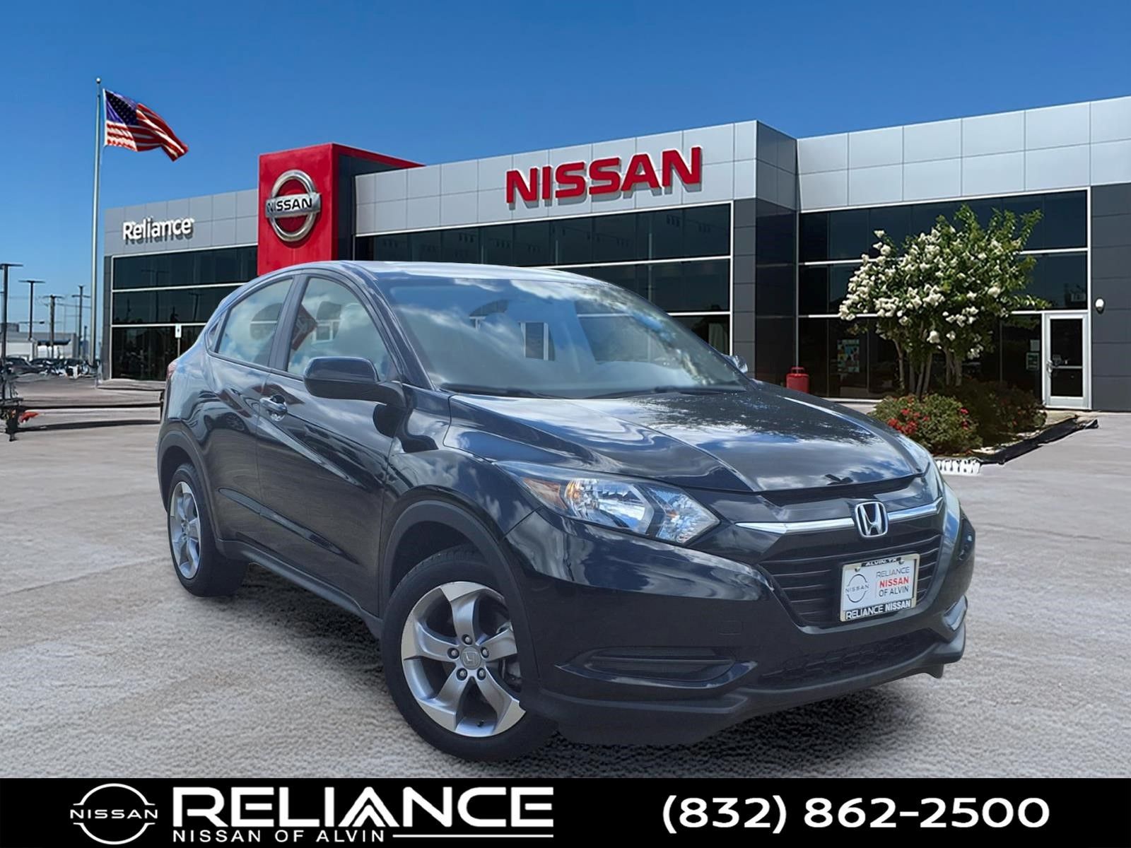 Black 2017 Honda HR-V LX SUV / Crossover Front-Wheel Drive Continuously Variable Transmission