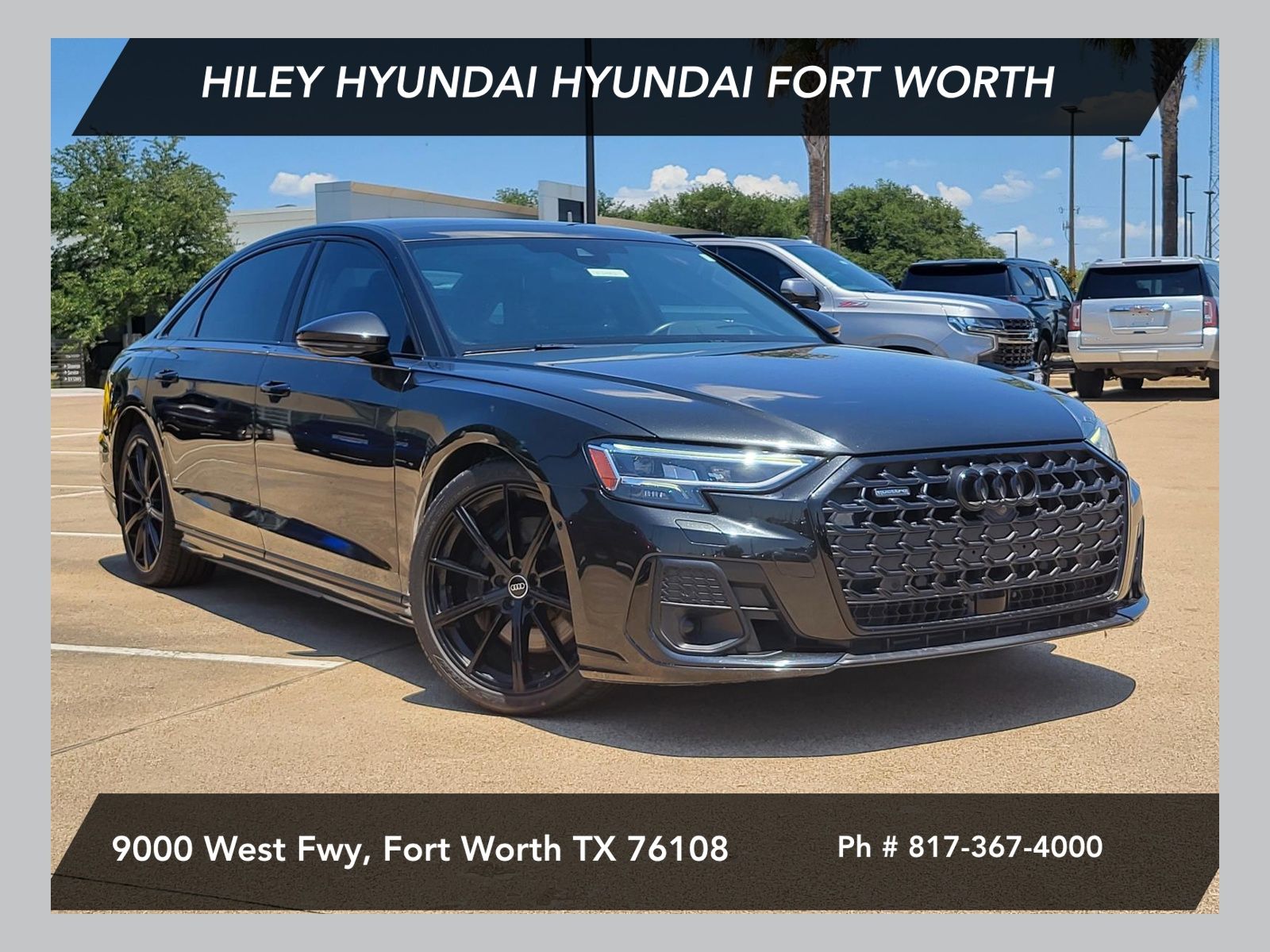 Vesuvius Gray Metallic 2022 Audi A8 Sedan All-Wheel Drive 8-Speed Automatic