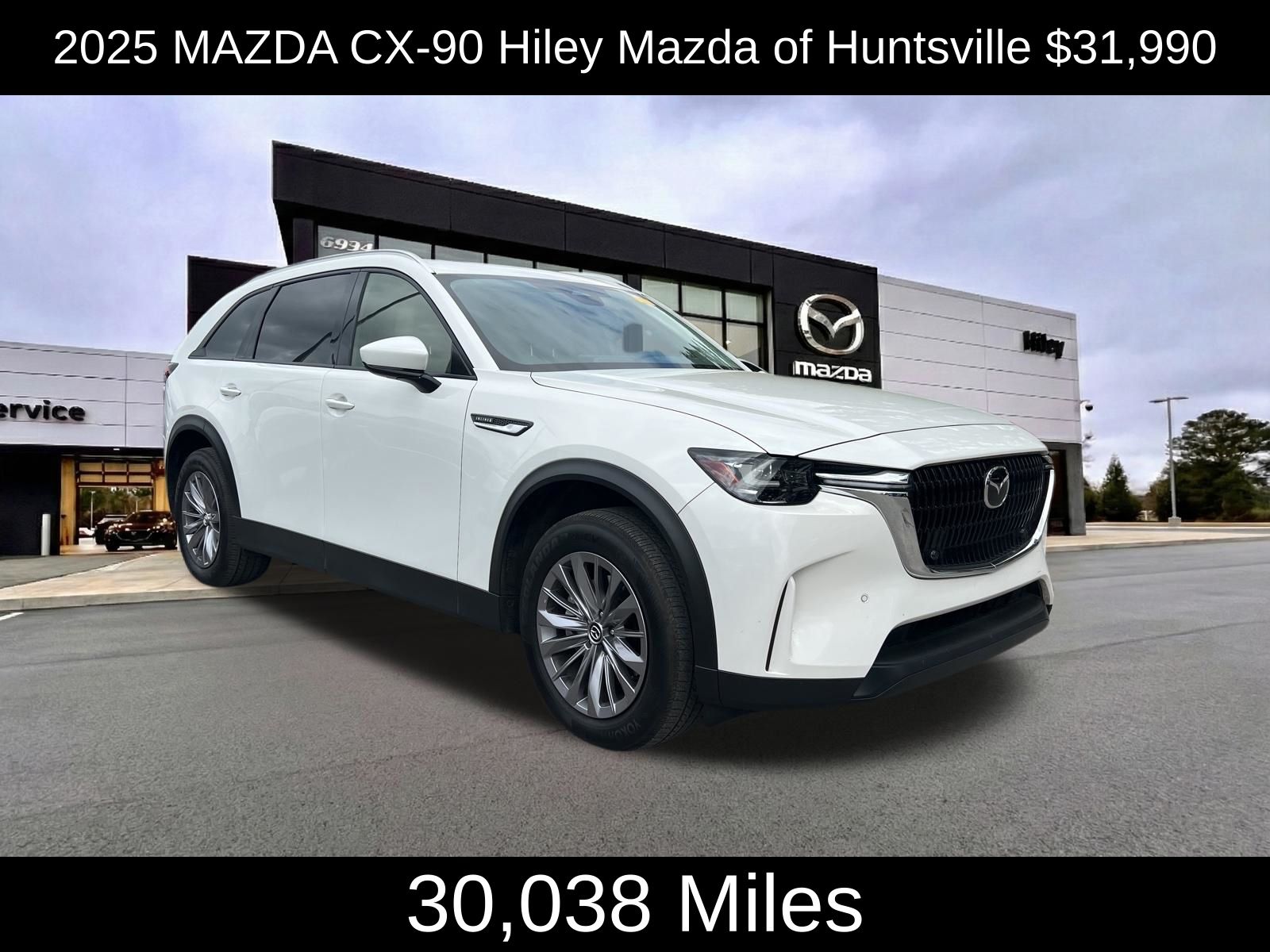 Rhodium White Premium 2025 Mazda CX-90 3.3 Turbo Preferred AWD SUV / Crossover All-Wheel Drive 8-Speed Automatic