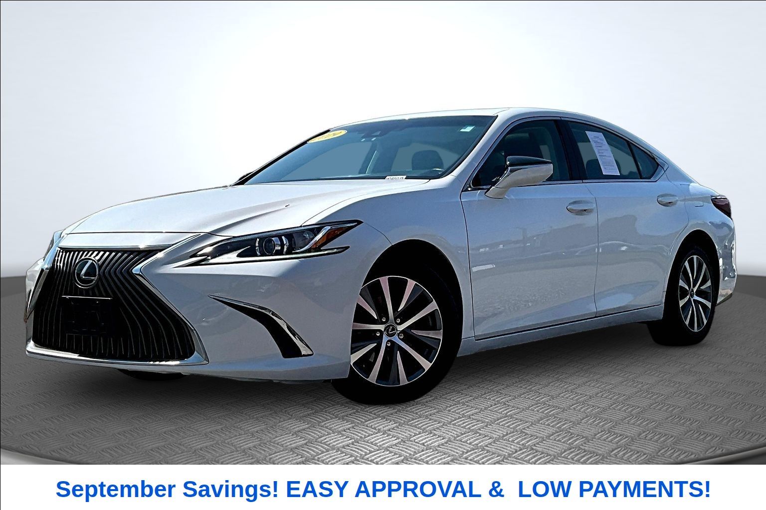 White Pearl 2019 Lexus ES Sedan Front-Wheel Drive 8-Speed Automatic