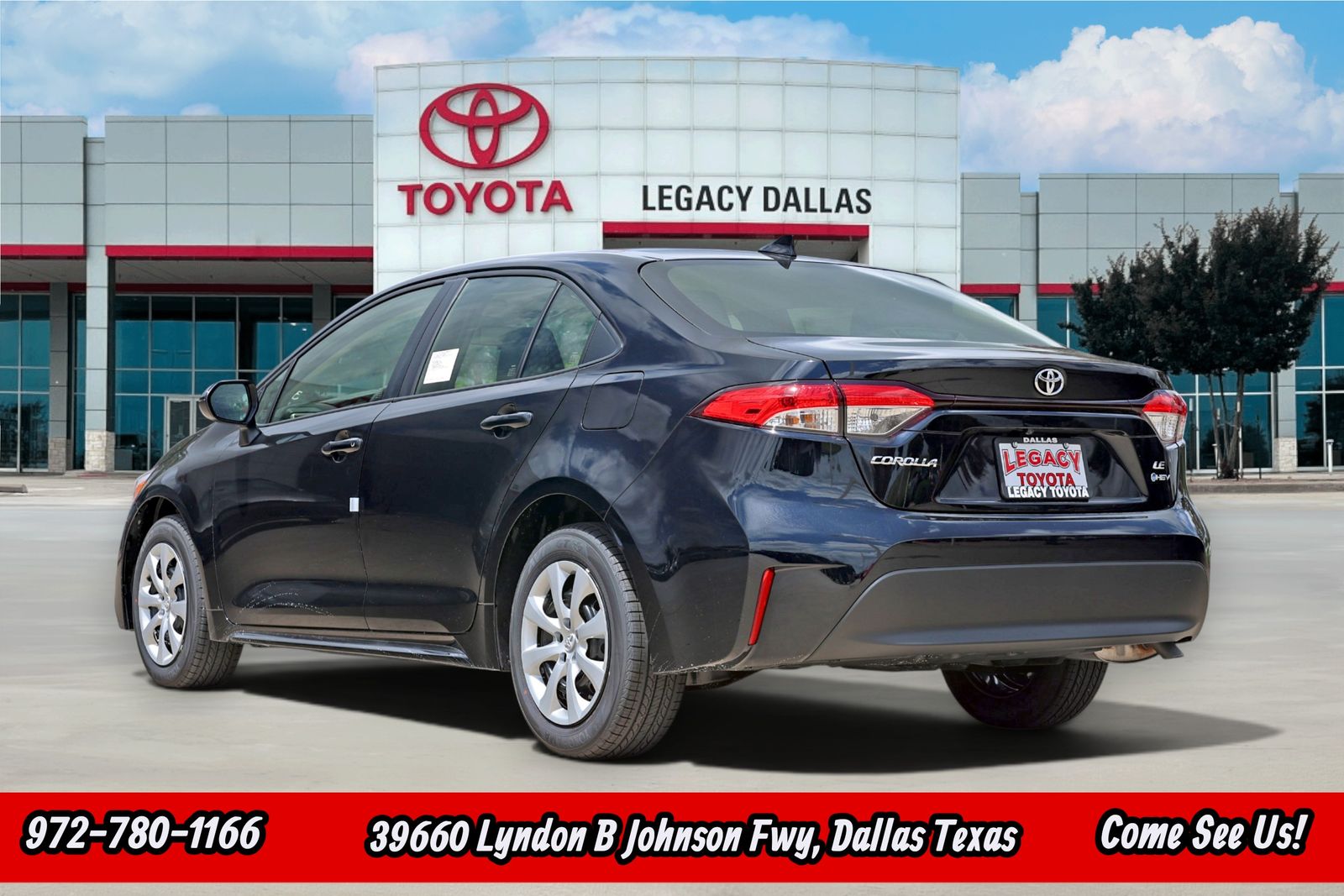 New 2026 Black Toyota LE image 6