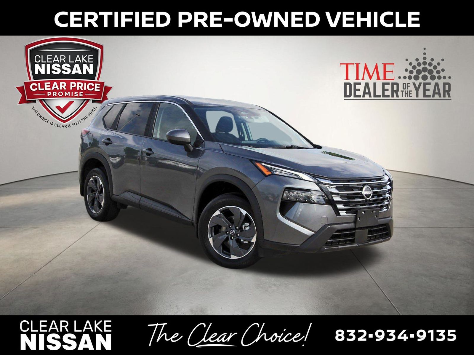 Gray (Gun Metallic) 2025 Nissan Rogue SUV / Crossover Front-Wheel Drive Continuously Variable Transmission