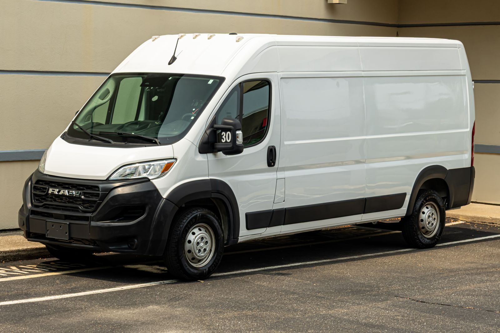 Bright White Clearcoat 2023 RAM ProMaster Van Front-Wheel Drive 9-Speed Automatic