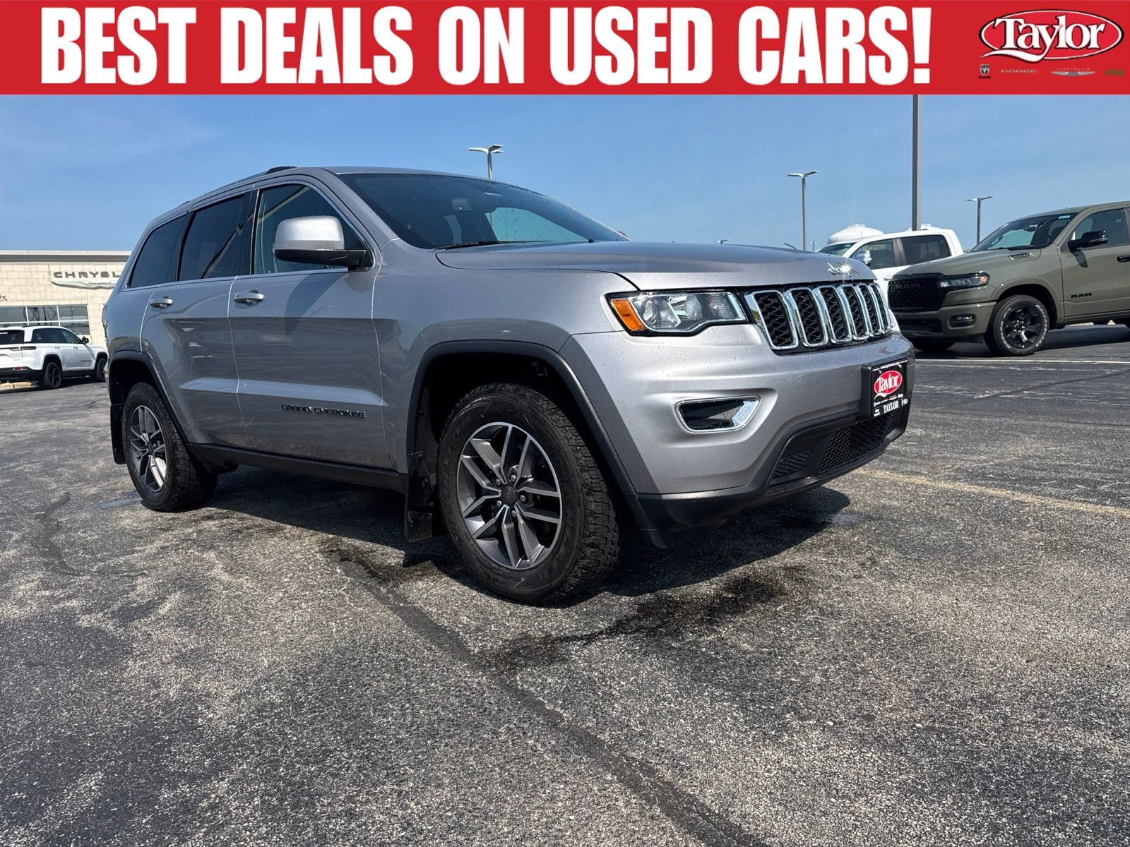 Billet Silver Metallic Clearcoat 2019 Jeep Grand Cherokee SUV / Crossover Four-Wheel Drive 8-Speed Automatic