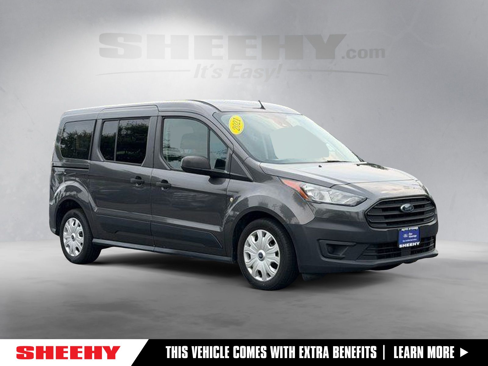 Gray (Magnetic Metallic) 2021 Ford Transit Connect Van Front-Wheel Drive 8-Speed Automatic