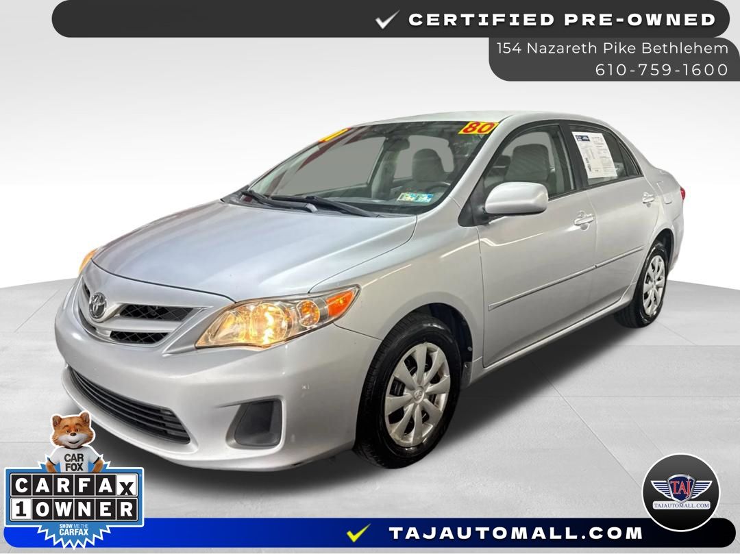 Classic Silver Metallic 2011 Toyota Corolla Sedan Front-Wheel Drive 4-Speed Automatic