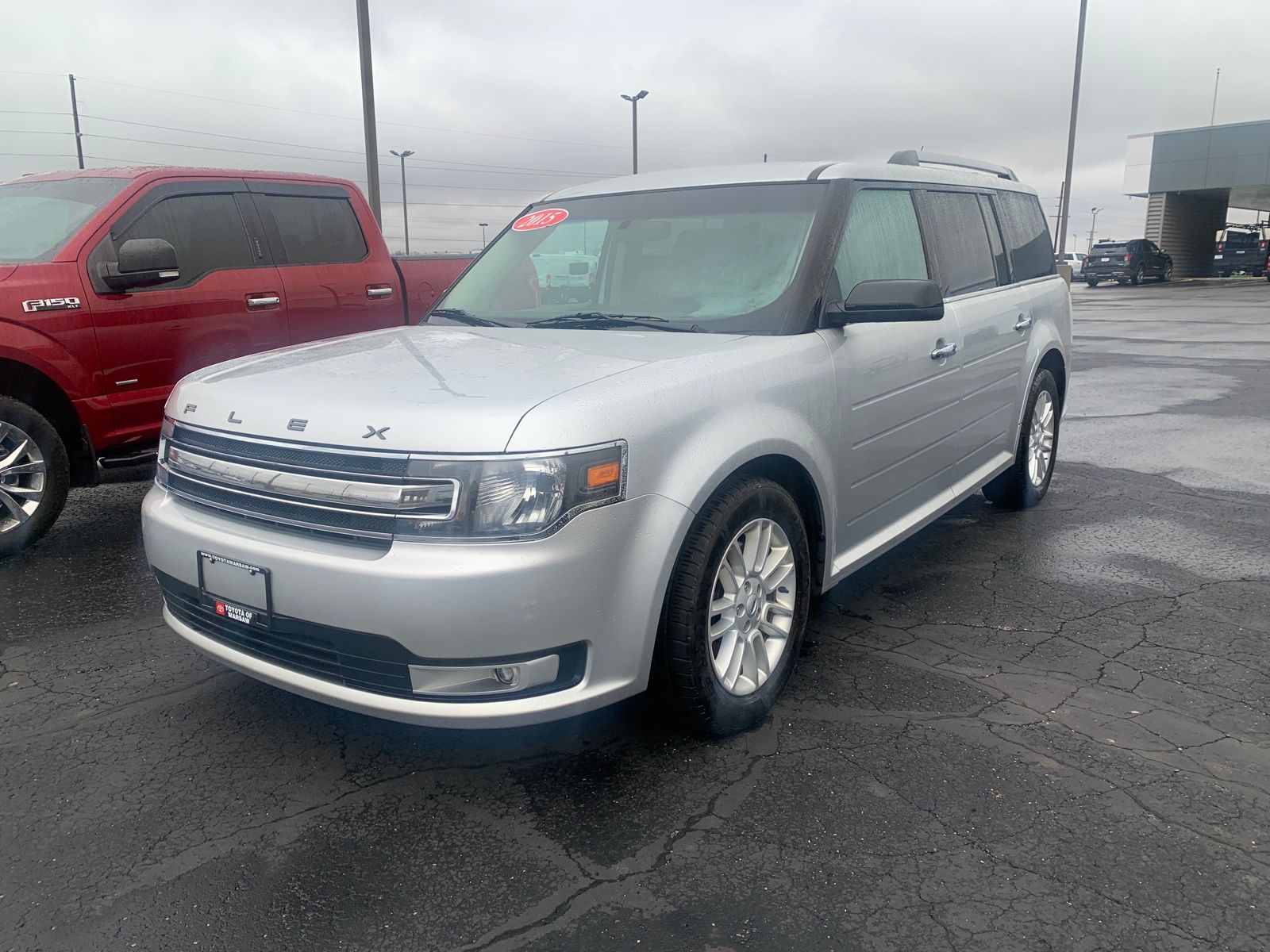 Ingot Silver 2015 Ford Flex SEL AWD SUV / Crossover All-Wheel Drive 6-Speed Automatic