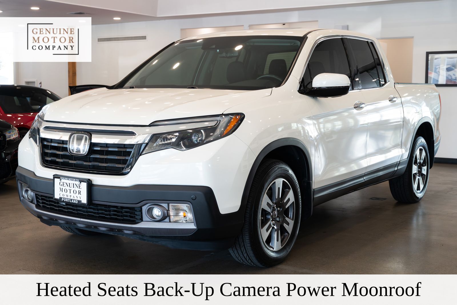 White Diamond Pearl 2018 Honda Ridgeline Pickup Truck All-Wheel Drive 6-Speed Automatic