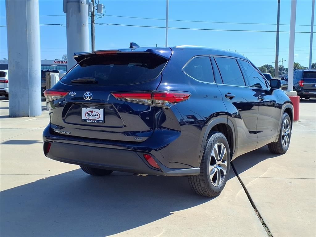 2021 Toyota Highlander XLE Blue at DeMontrond Mazda