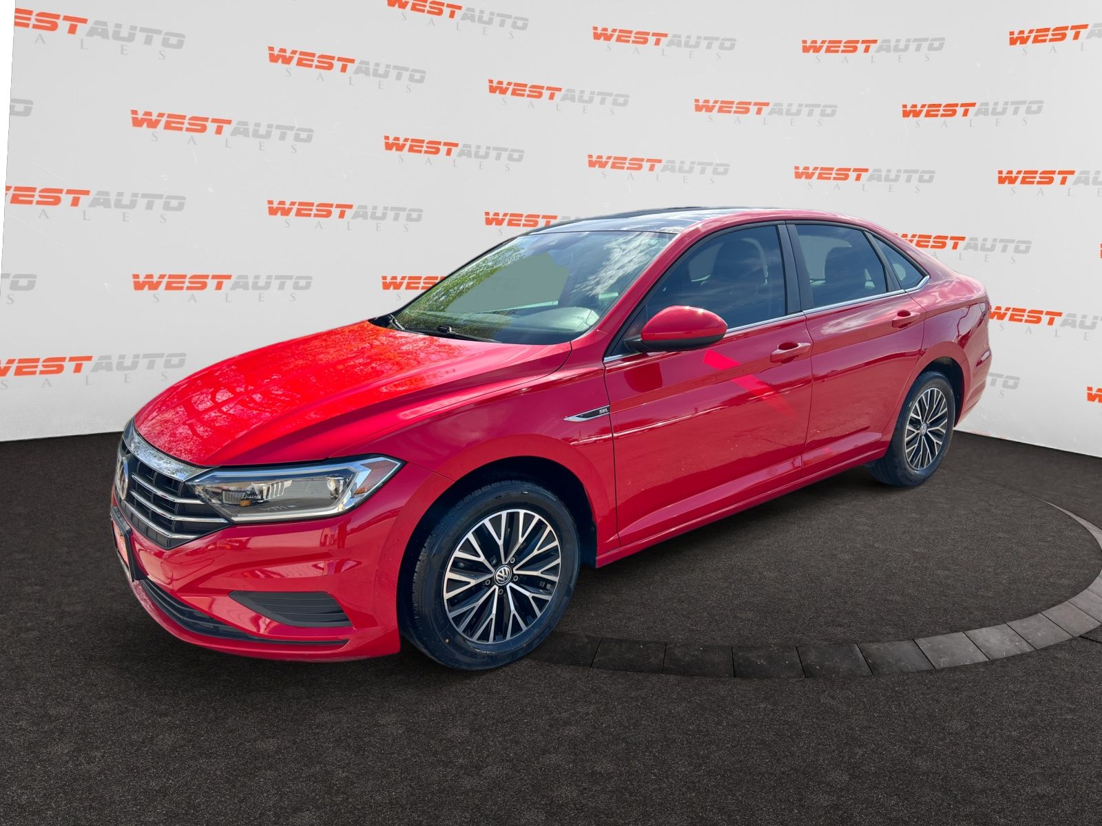 Tornado Red 2019 Volkswagen Jetta SEL FWD Sedan Front-Wheel Drive 8-Speed Automatic