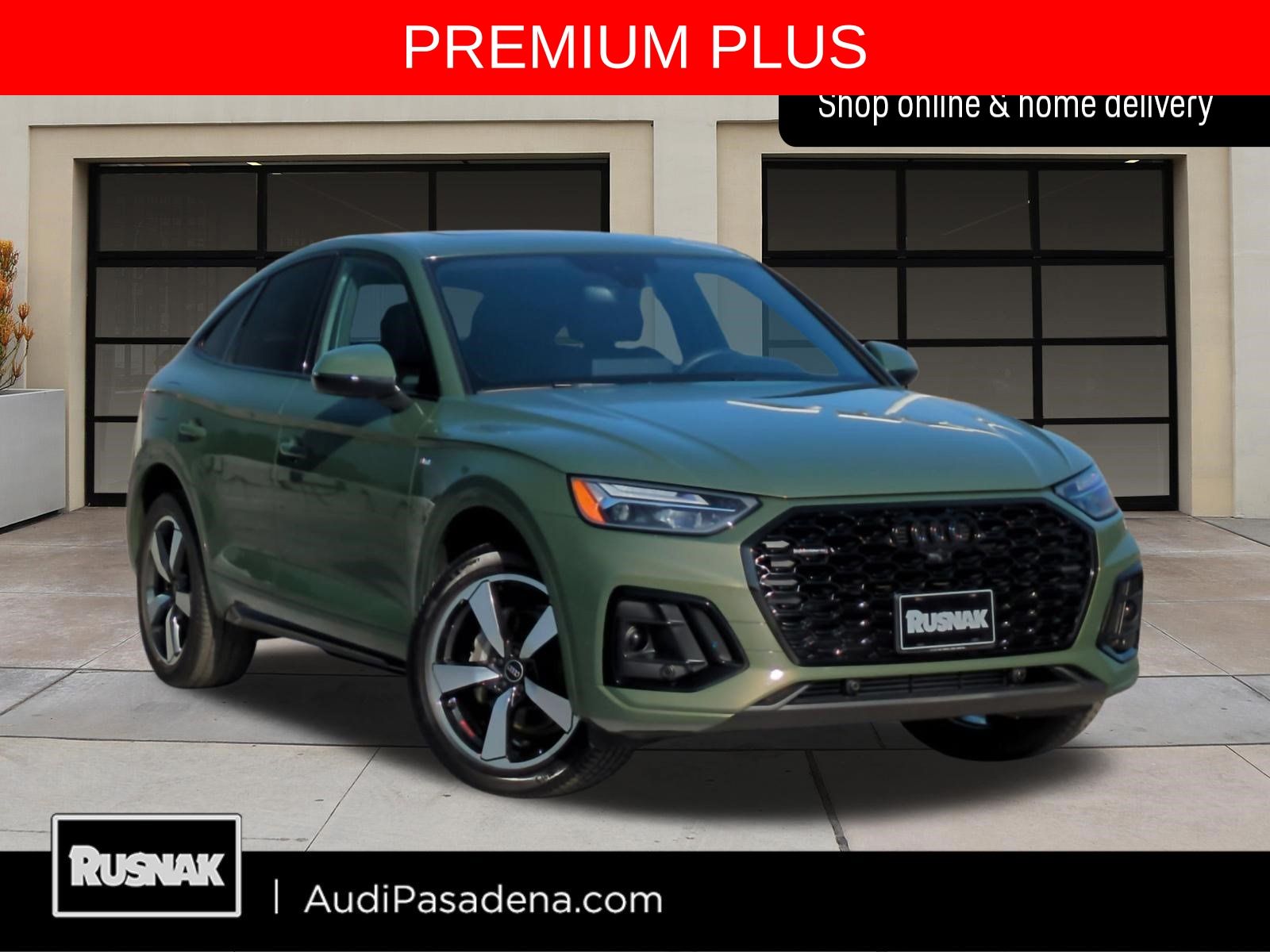 District Green Metallic 2023 Audi Q5 Sportback Sedan All-Wheel Drive 7-Speed Automatic