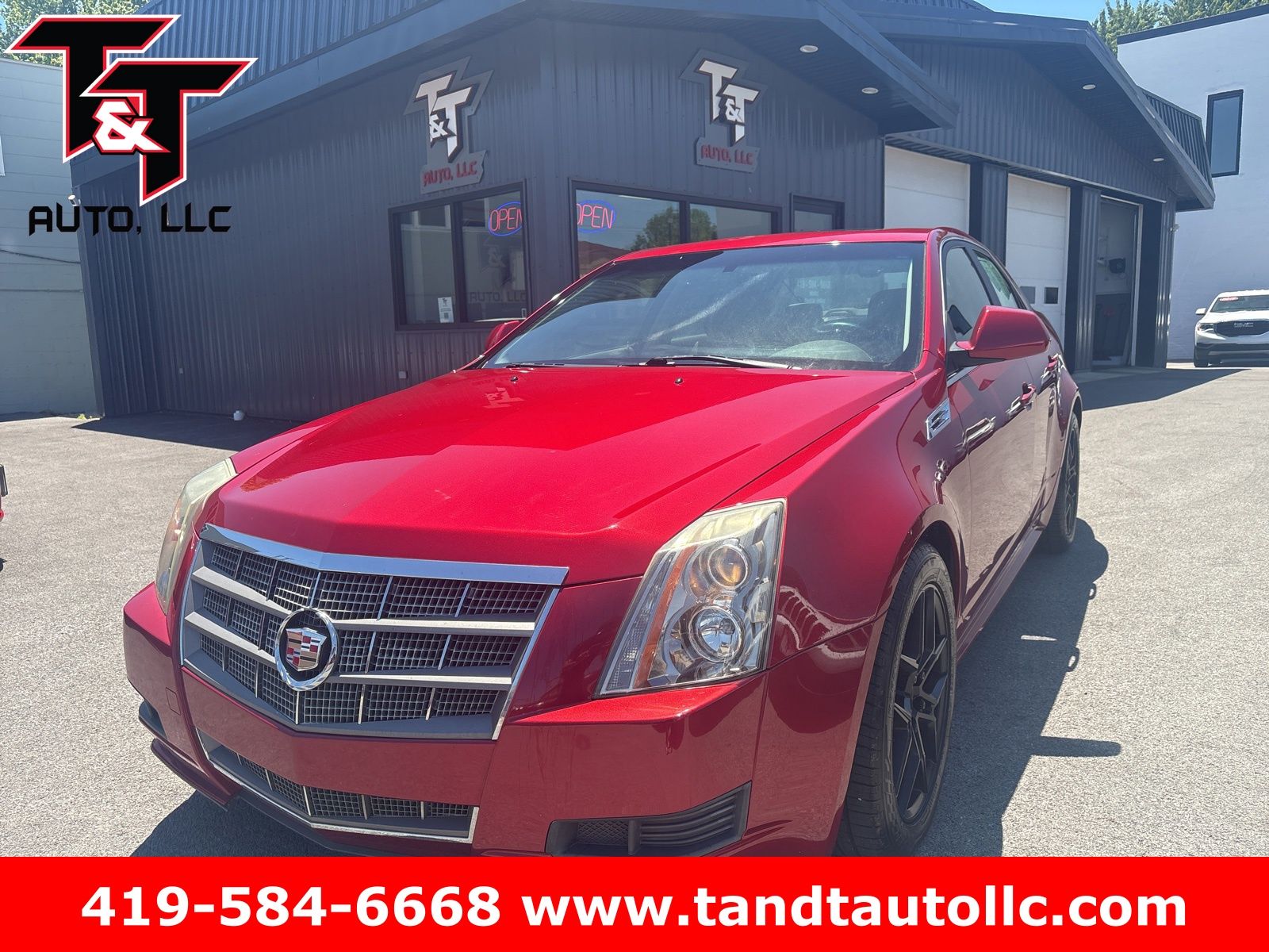 Crystal Red Tintcoat 2010 Cadillac CTS 3.0L RWD Sedan Rear-Wheel Drive 6-Speed Automatic