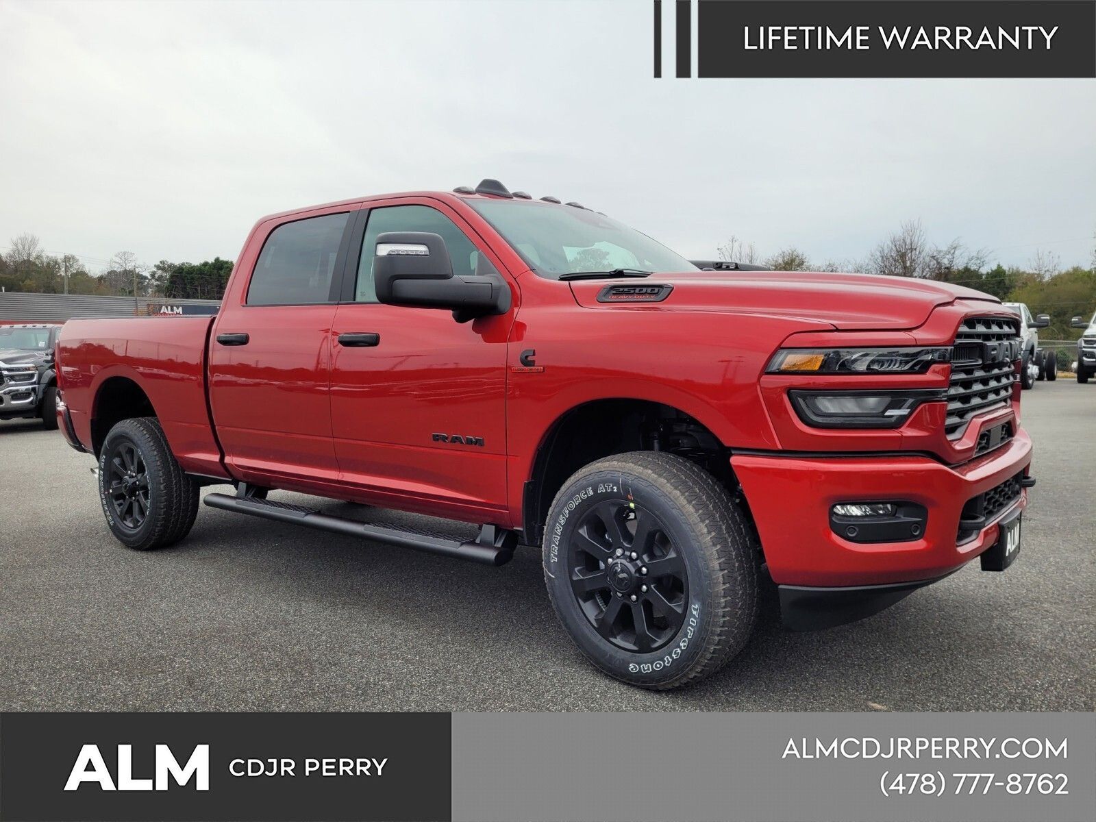 New 2026 Molten Red Pearl-Coat Exterior Paint RAM Big Horn image 18
