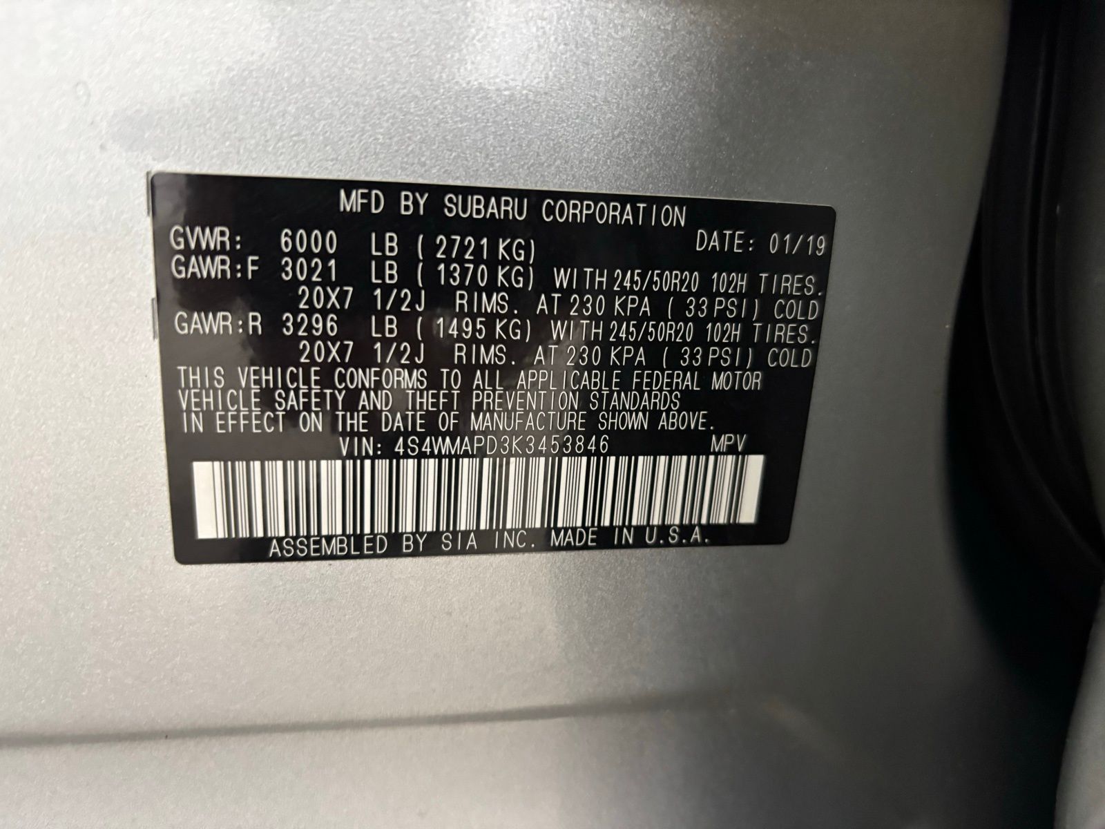 Used Car 2019 Subaru Ascent  Limited For Sale Under $25,000 In Austin, Texas