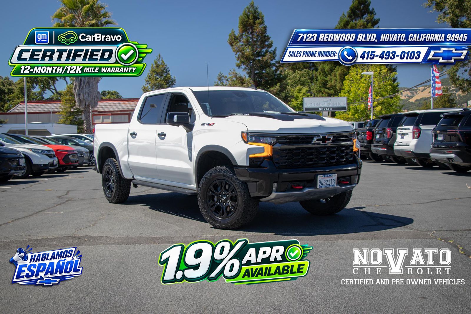 2023 Chevrolet Silverado 1500 ZR2 Crew Cab 4WD