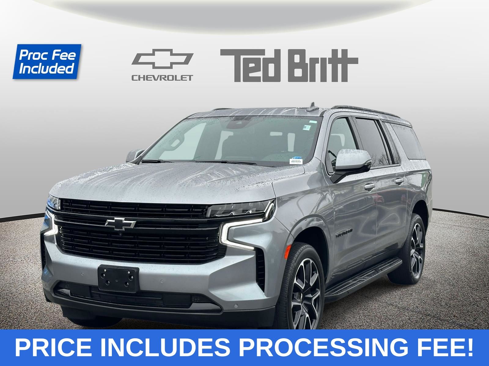 Sterling Gray Metallic 2023 Chevrolet Suburban RST 4WD SUV / Crossover Four-Wheel Drive