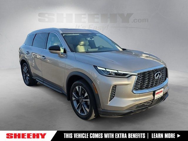Titanium 2023 INFINITI QX60 Luxe AWD SUV / Crossover All-Wheel Drive 9-Speed Automatic