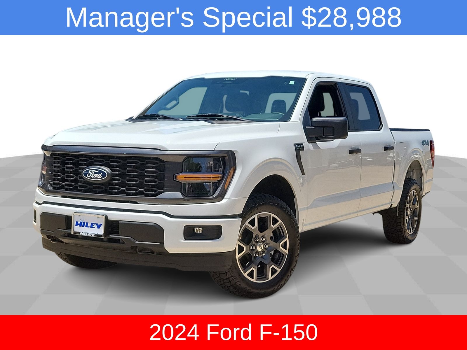 Oxford White 2024 Ford F-150 Pickup Truck Four-Wheel Drive Automatic