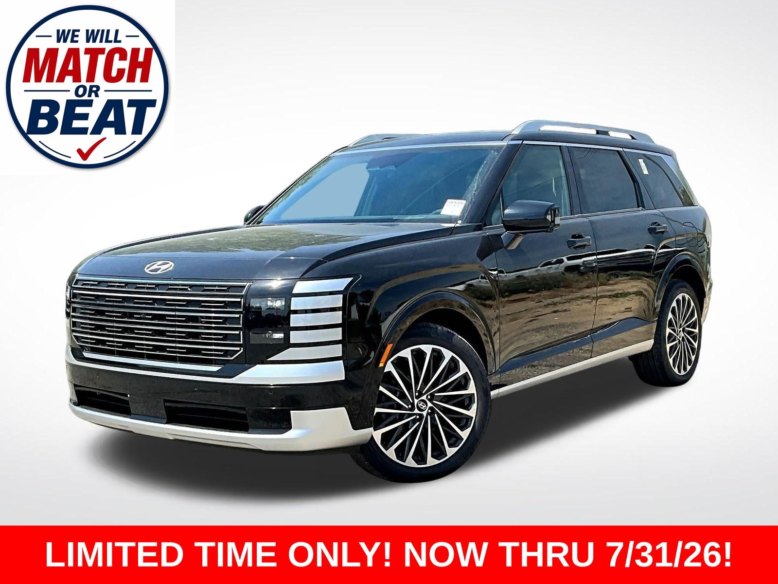 Abyss Black Pearl 2026 Hyundai Palisade Hybrid SUV / Crossover Front-Wheel Drive 6-Speed Automatic