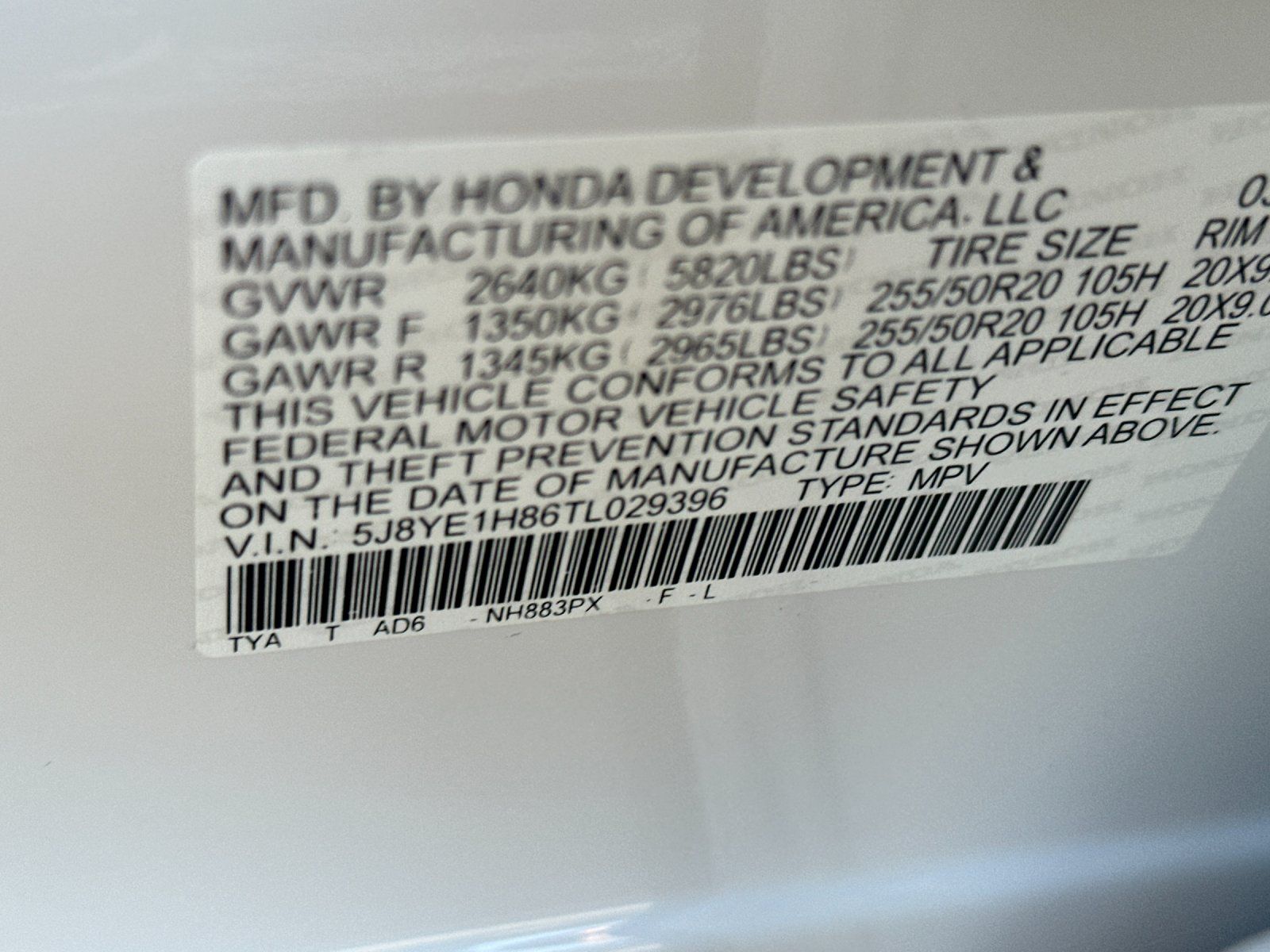 new 2026 Acura MDX car, priced at $69,185