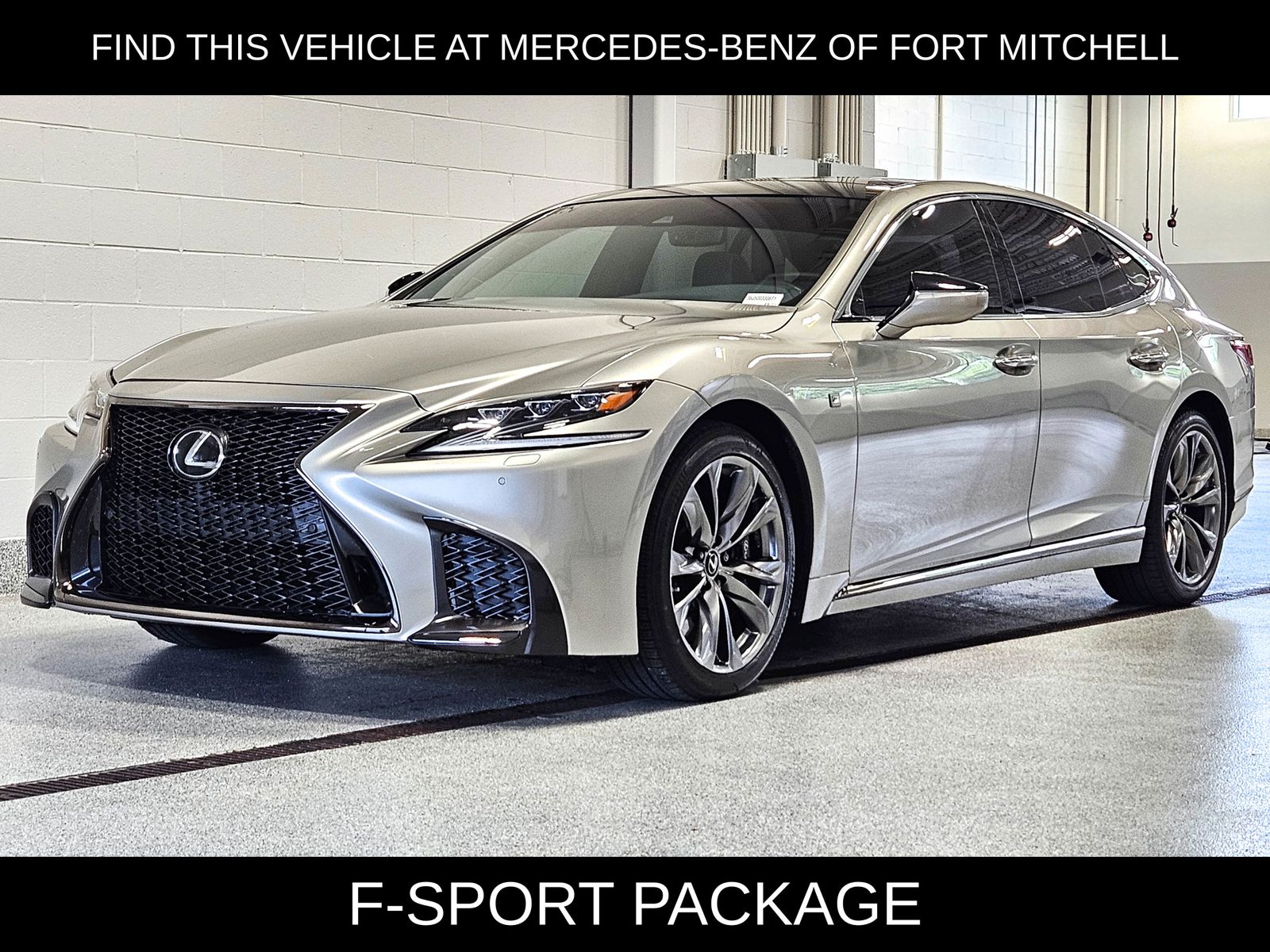 Atomic Silver 2018 Lexus LS Sedan All-Wheel Drive Automatic