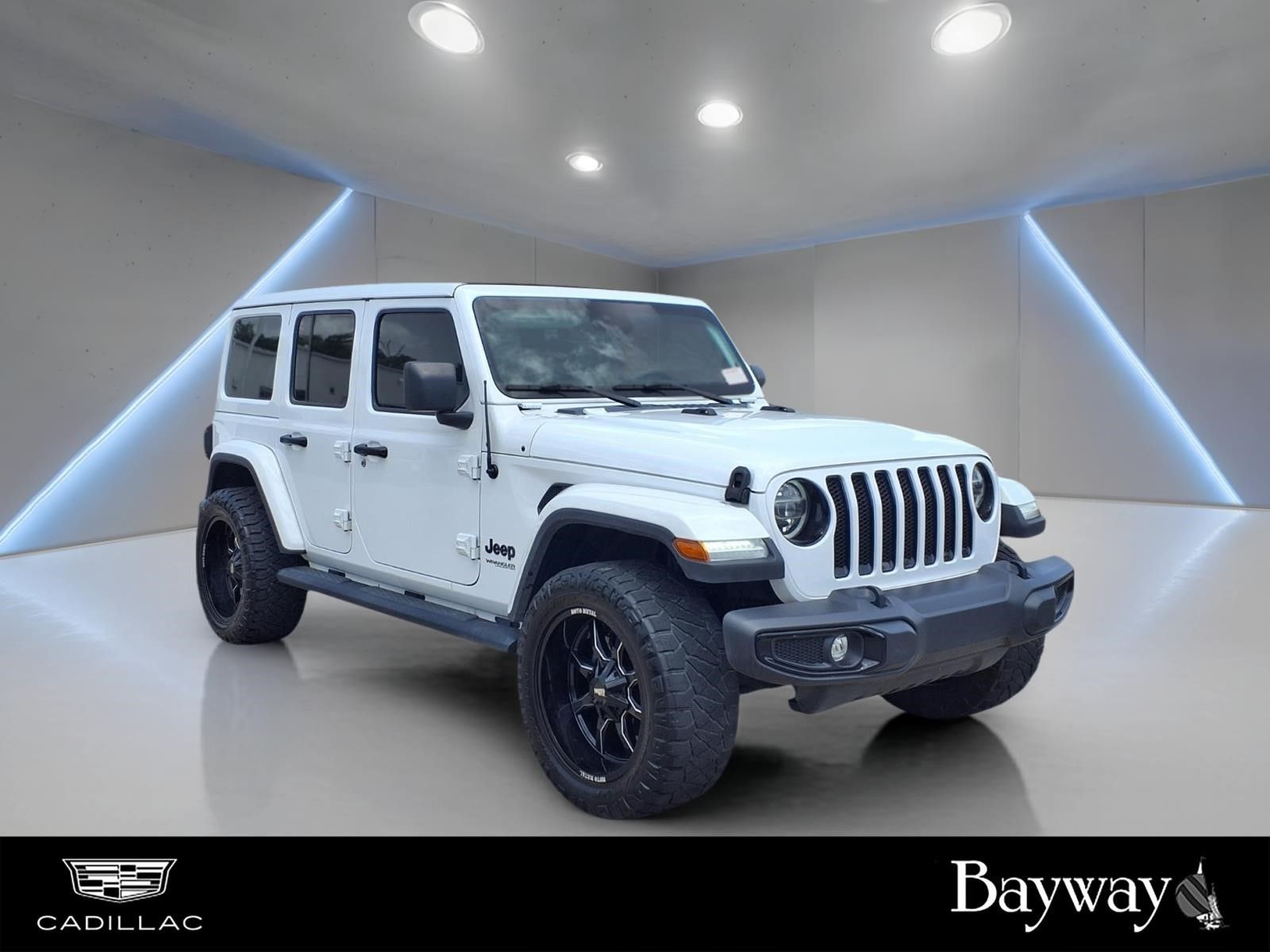 2021 Jeep Wrangler Unlimited Sahara Altitude White at DeMontrond Gulf Freeway