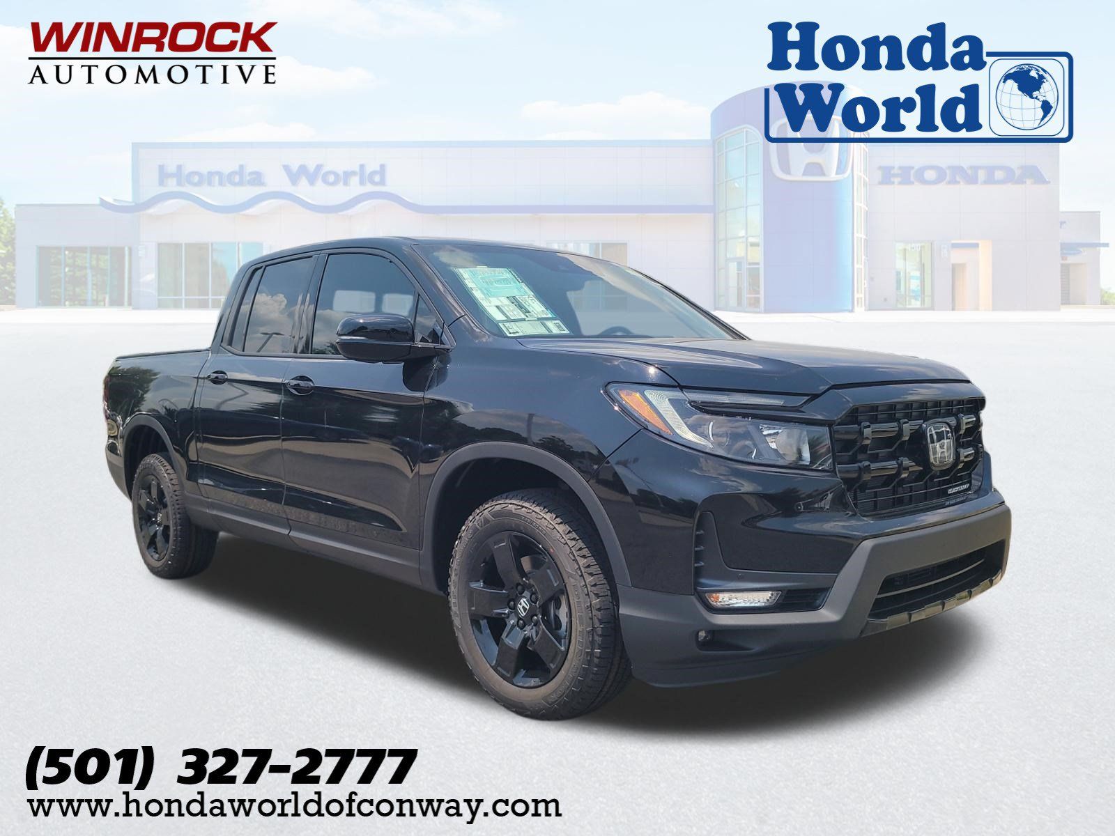 Crystal Black Pearl 2026 Honda Ridgeline Pickup Truck All-Wheel Drive 9-Speed Automatic