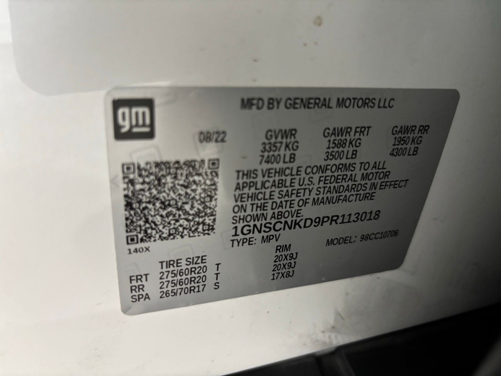 Used Car 2023 Chevrolet Tahoe  Lt For Sale Under $50,000 In Austin, Texas