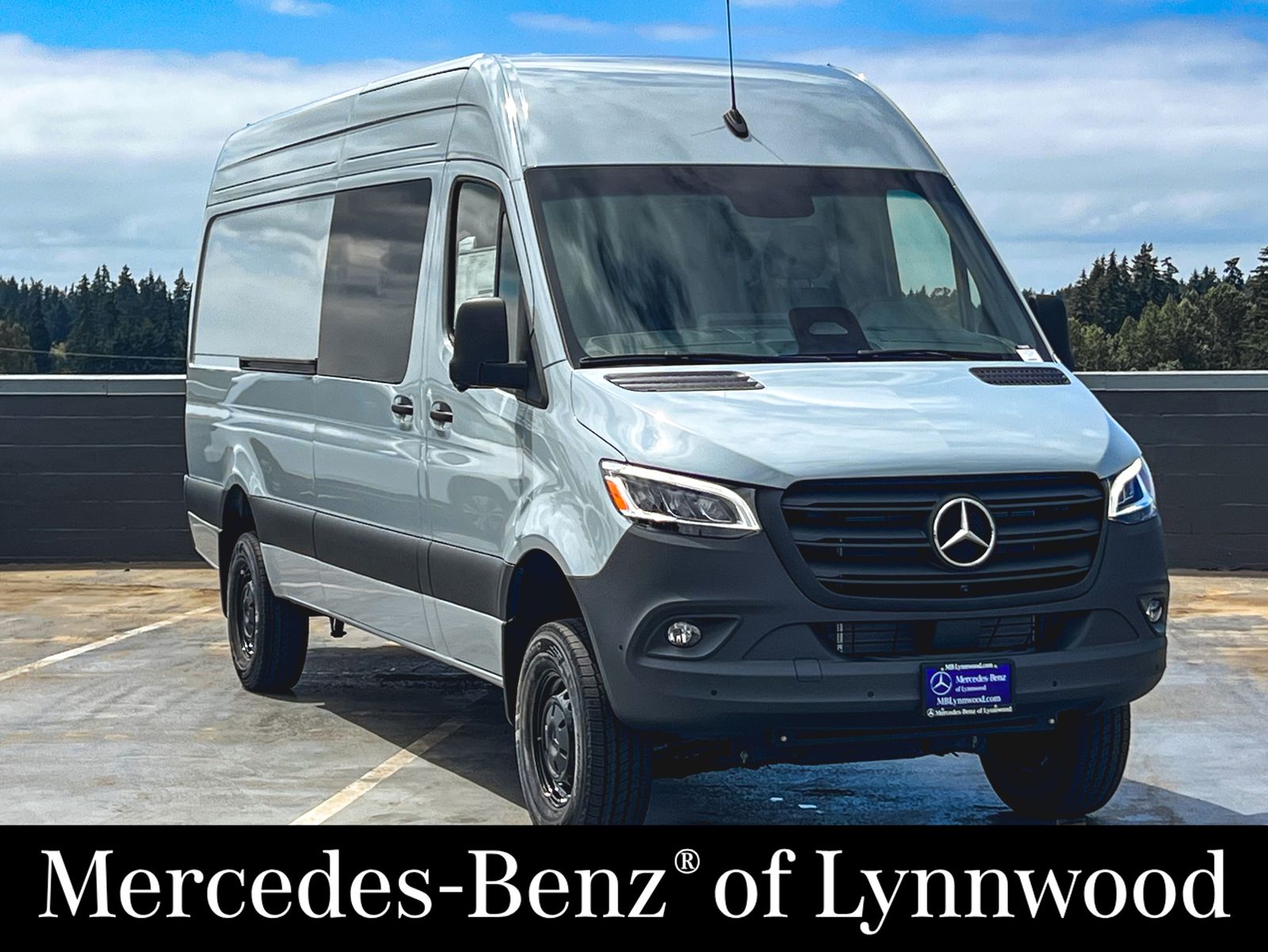 Silver Gray 2026 Mercedes-Benz Sprinter Van All-Wheel Drive 9-Speed Automatic
