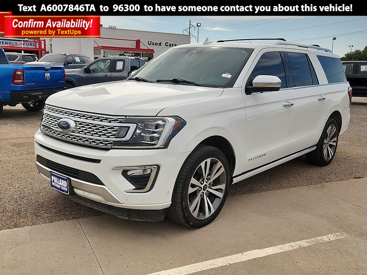 White Metallic 2021 Ford Expedition SUV / Crossover 4X2 Automatic
