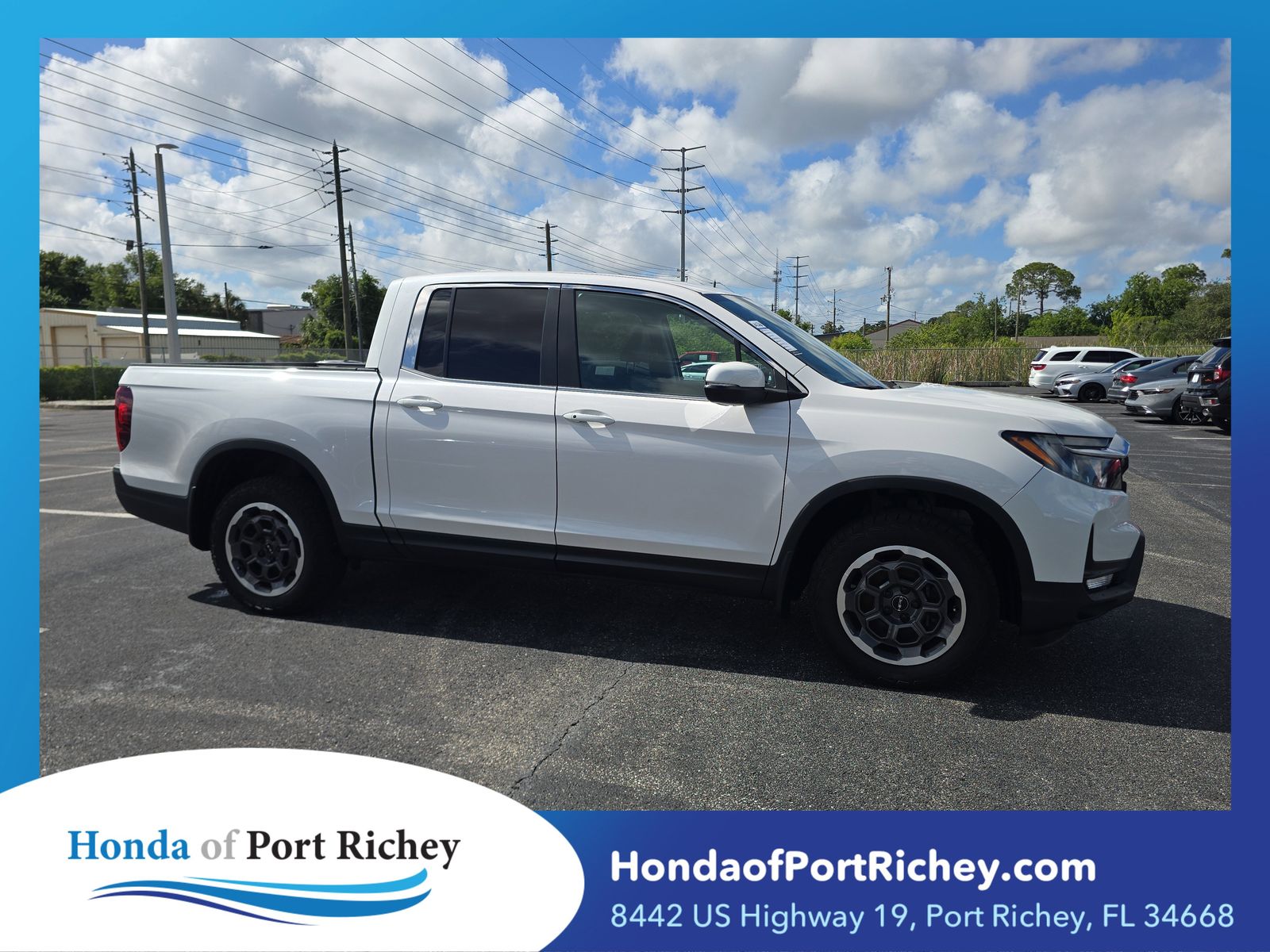 Platinum White Pearl 2024 Honda Ridgeline RTL+ AWD Pickup Truck All-Wheel Drive 9-Speed Automatic