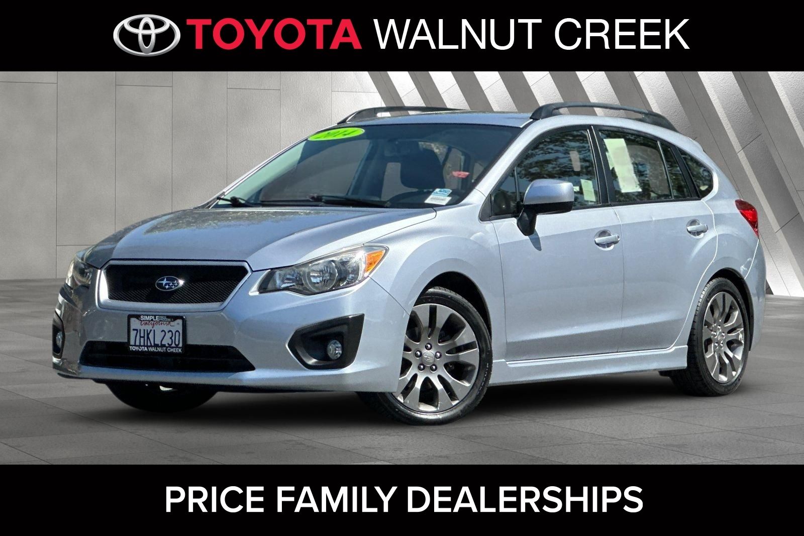 Ice Silver Metallic 2014 Subaru Impreza Hatchback All-Wheel Drive Continuously Variable Transmission