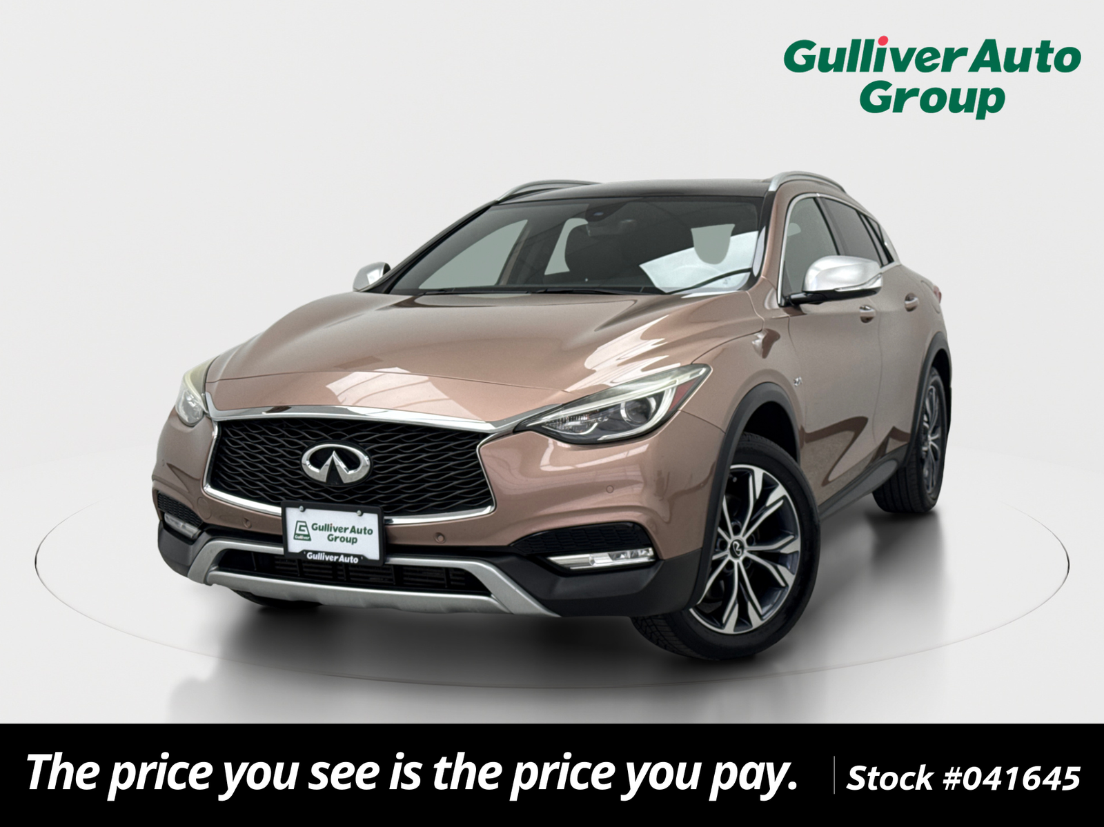 Red (Liquid Copper) 2018 INFINITI QX30 Premium AWD SUV / Crossover All-Wheel Drive 7-Speed Automatic Overdrive