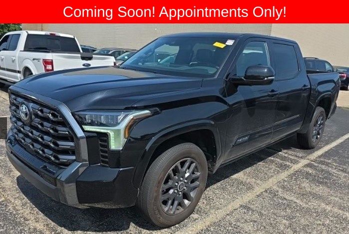 Midnight Black Metallic 2023 Toyota Tundra Pickup Truck Four-Wheel Drive Automatic