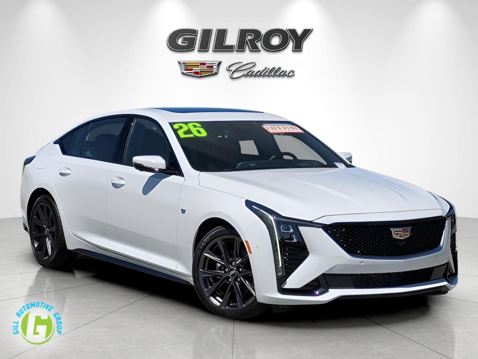 Summit White 2026 Cadillac CT5 Sedan Rear-Wheel Drive Automatic