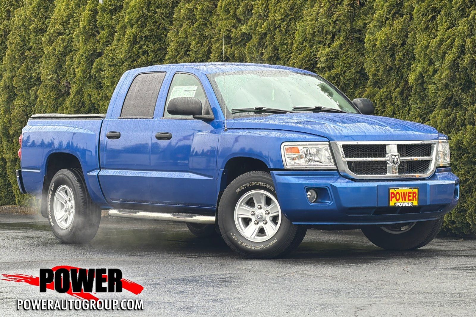 Electric Blue Pearlcoat 2008 Dodge Dakota SLT Crew Cab 4WD Pickup Truck Four-Wheel Drive 5-Speed Automatic