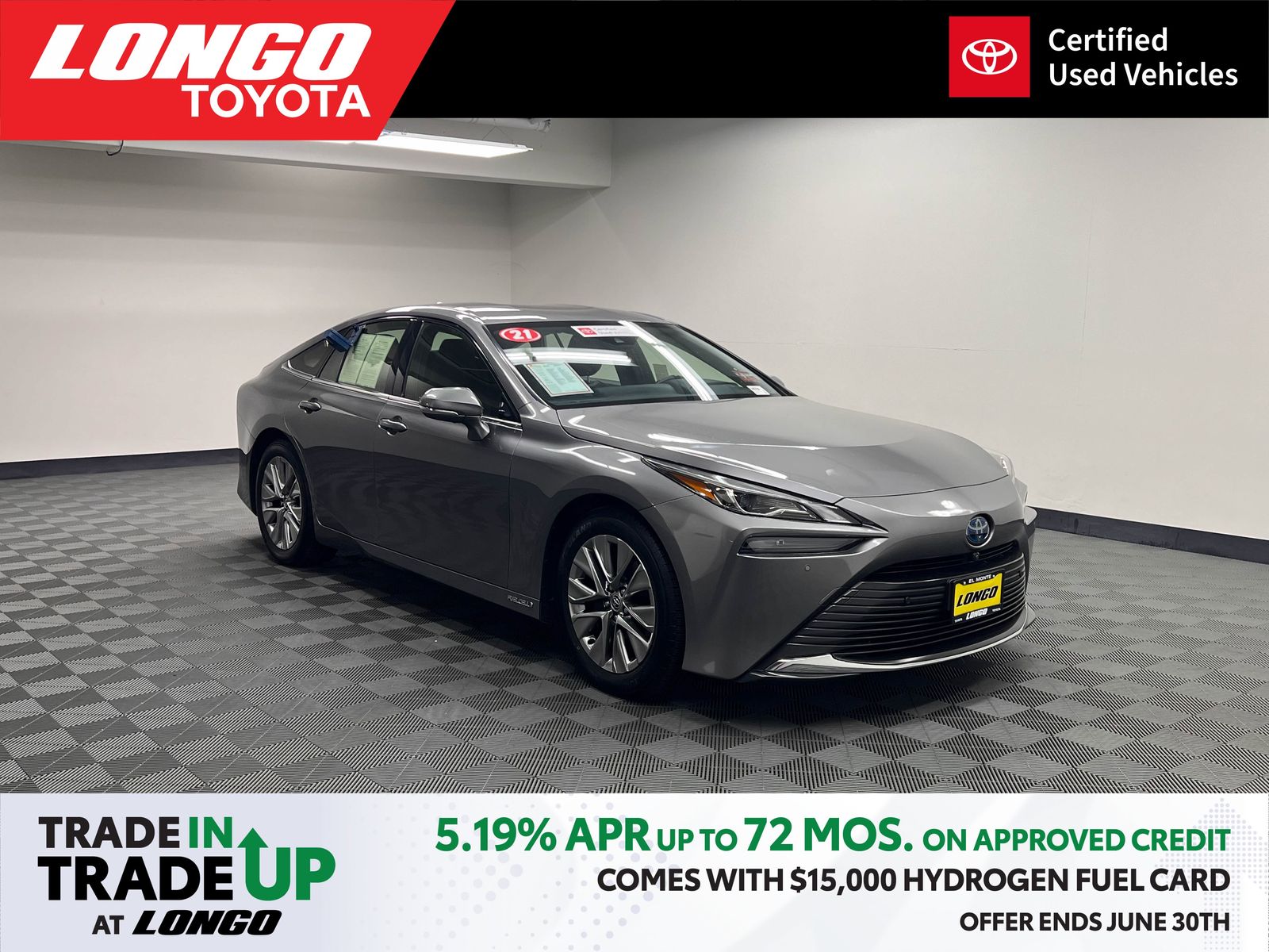used 2021 Toyota Mirai car, priced at $9,888