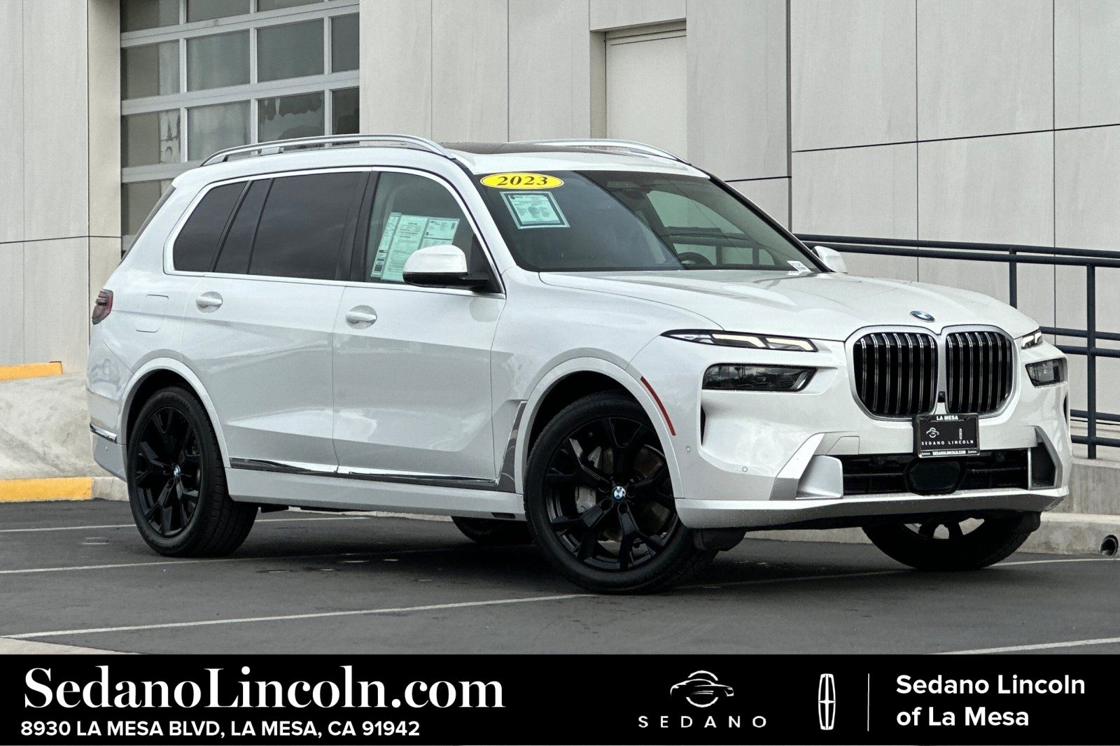 Mineral White Metallic 2023 BMW X7 xDrive40i AWD SUV / Crossover All-Wheel Drive 8-Speed Automatic