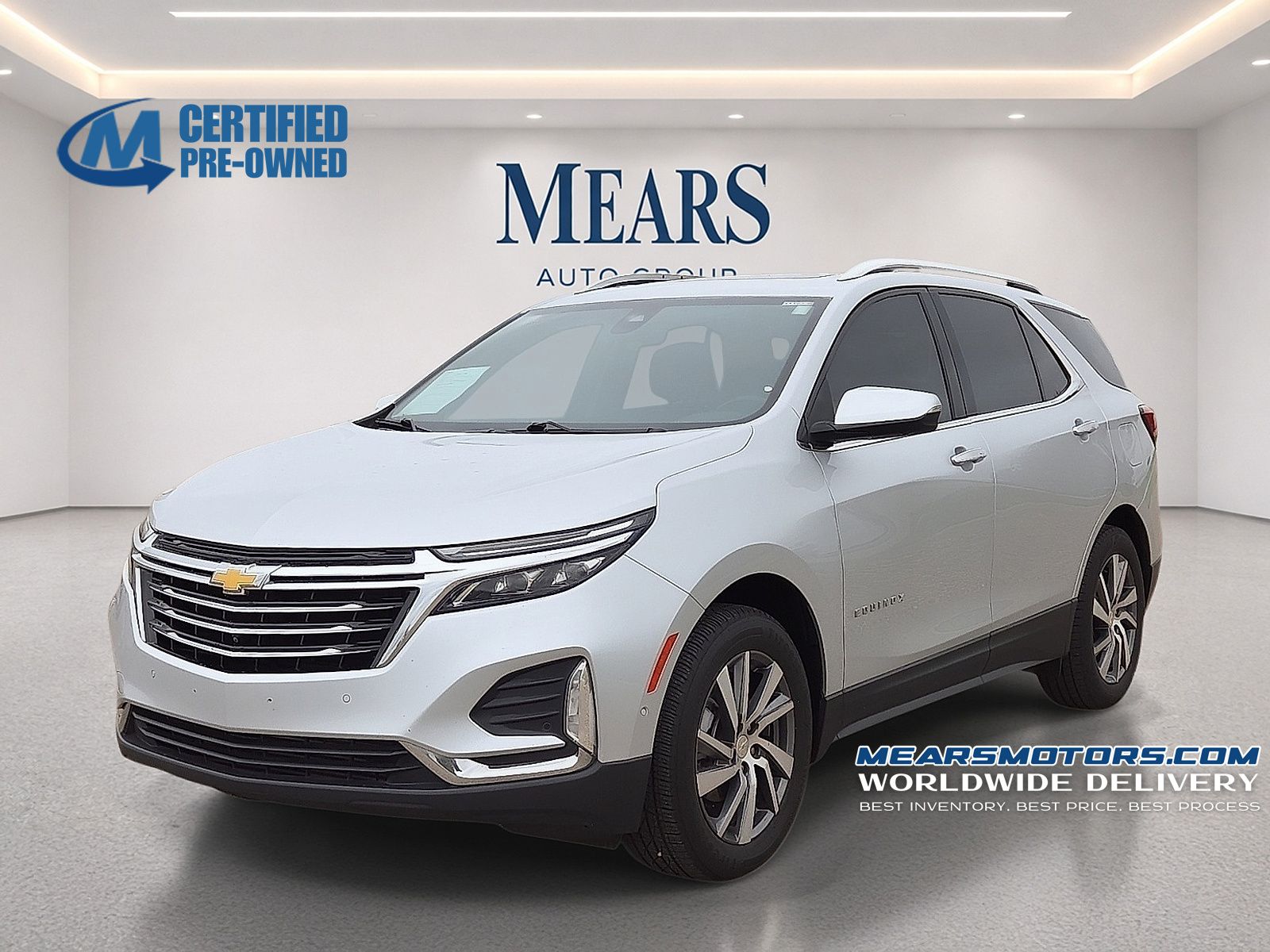 Silver Ice Metallic 2022 Chevrolet Equinox SUV / Crossover Four-Wheel Drive 6-Speed Automatic Overdrive