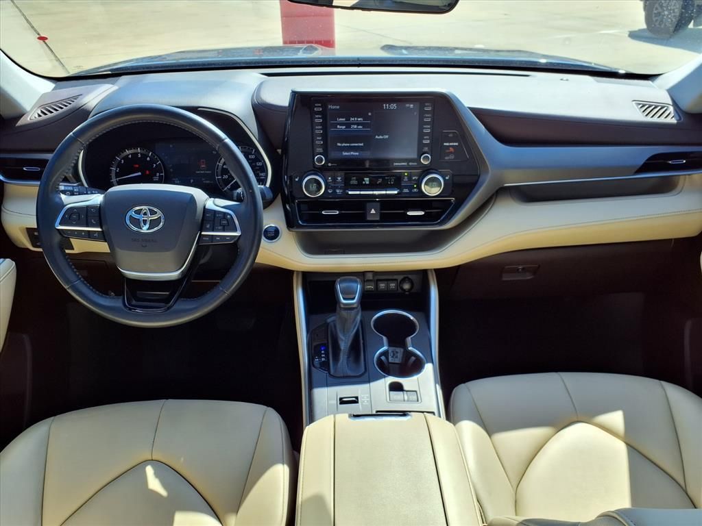 2021 Toyota Highlander XLE Blue at DeMontrond Mazda