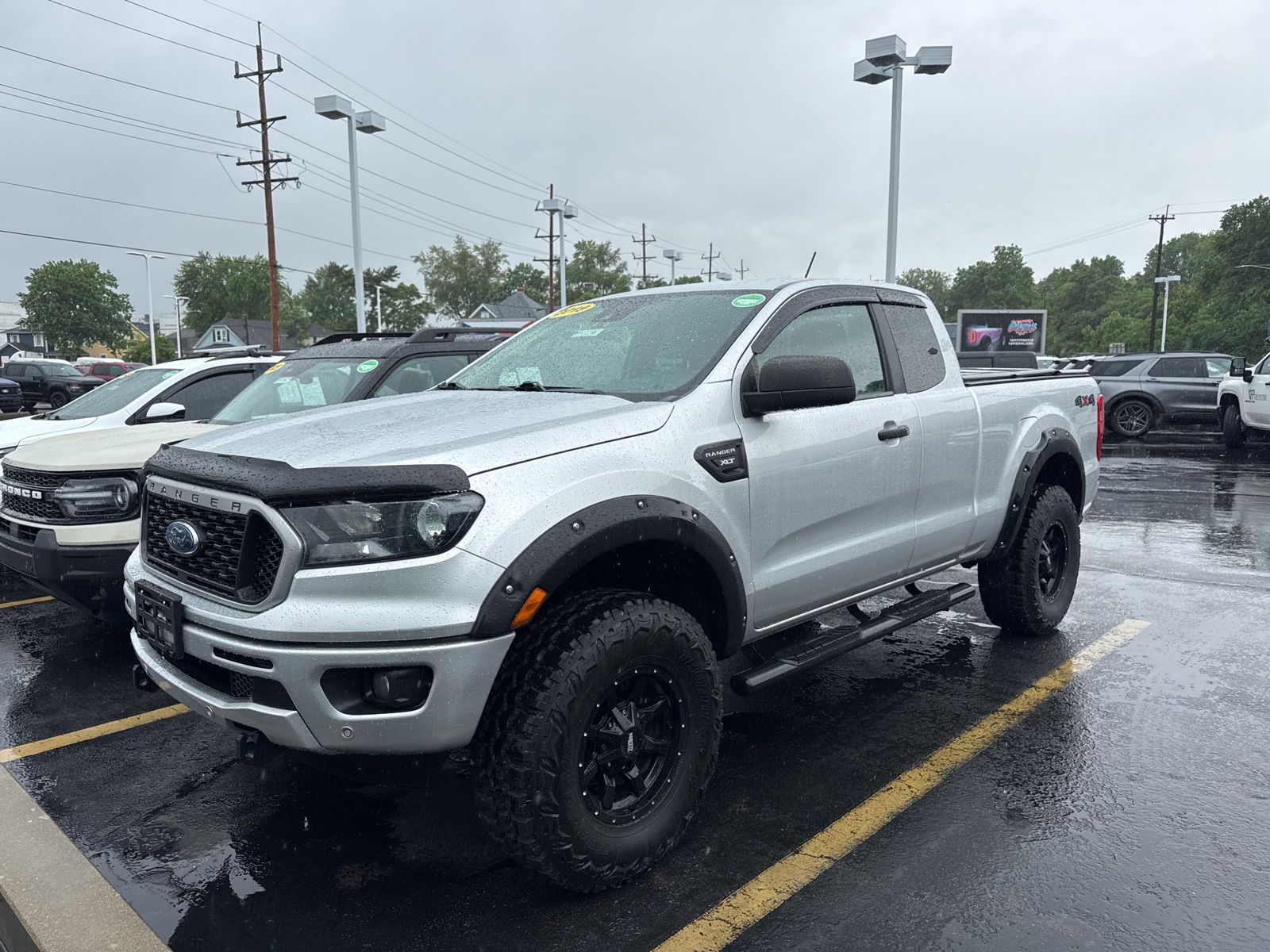 Ingot Silver 2019 Ford Ranger XLT SuperCab 4WD Pickup Truck Four-Wheel Drive Automatic