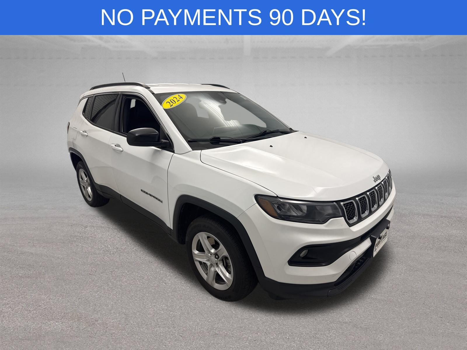 Bright White Clearcoat 2024 Jeep Compass SUV / Crossover Four-Wheel Drive 8-Speed Automatic