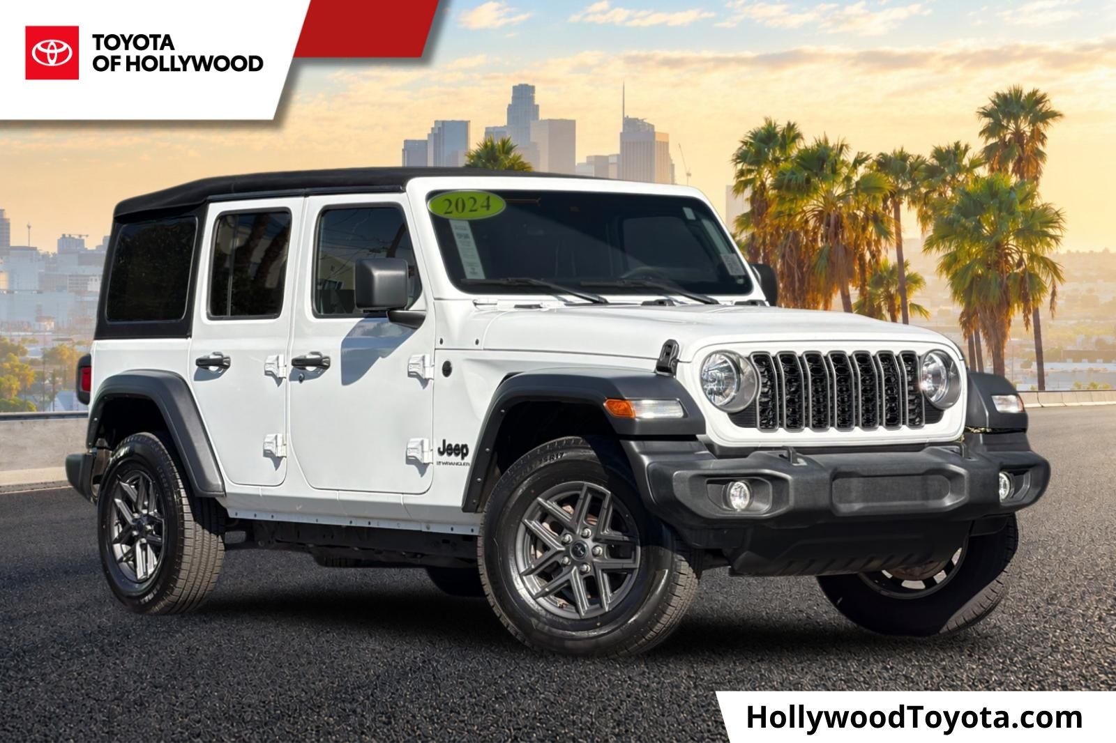 Bright White Clearcoat 2024 Jeep Wrangler SUV / Crossover Four-Wheel Drive 8-Speed Automatic